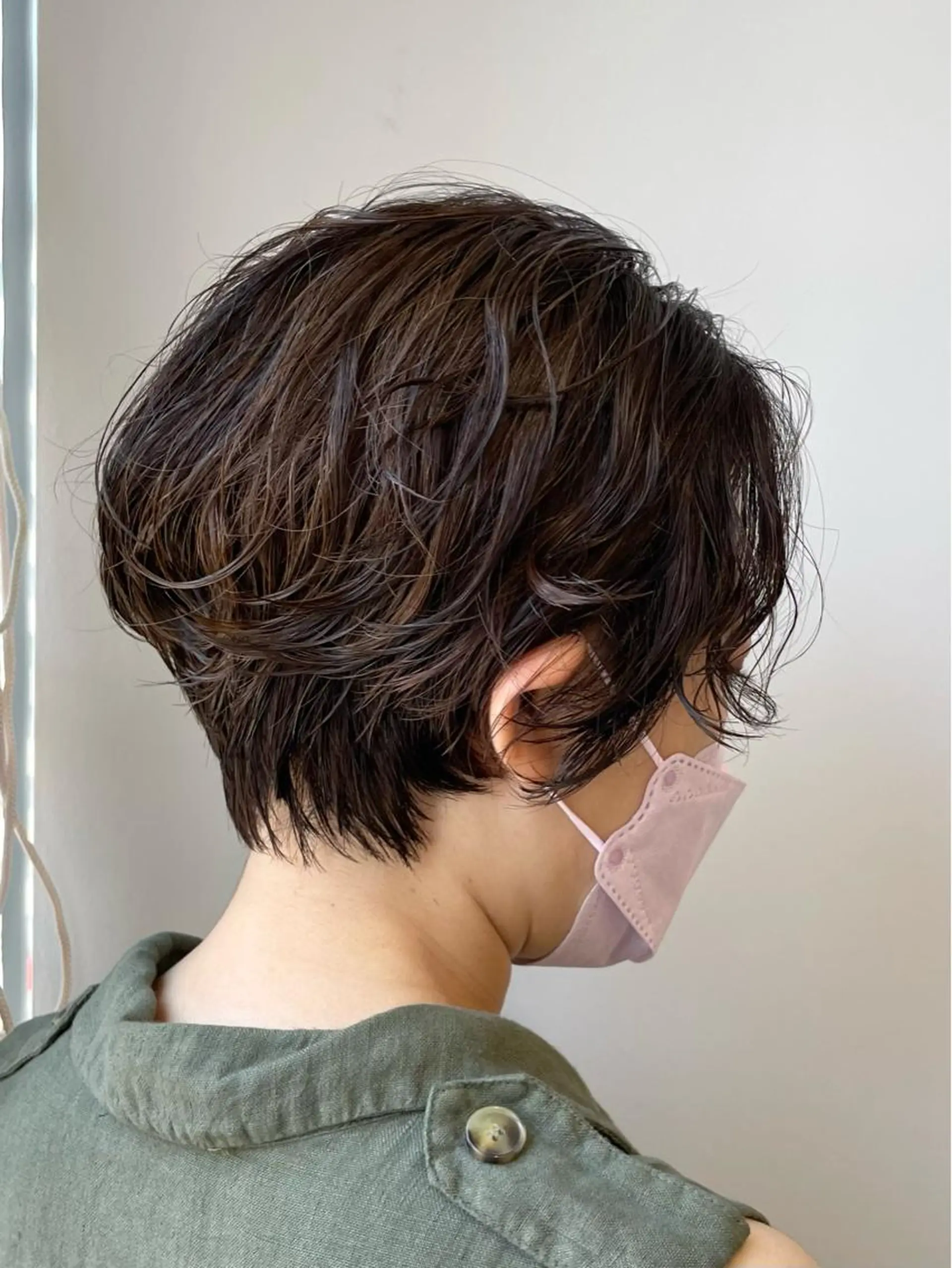 ショート パーマ ショートヘア モデルさん募集中IT byALBUM八王子のヘアスタイル