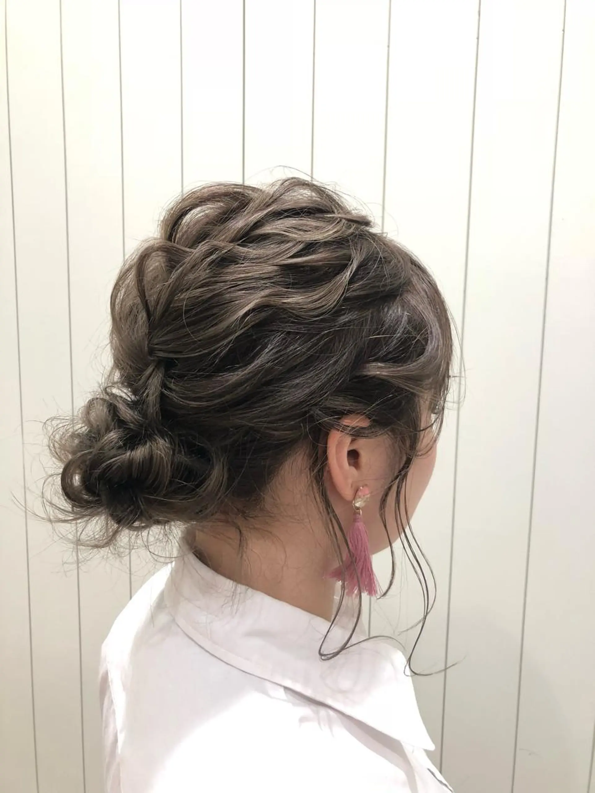 ミディアム ヘアアレンジ KANAMI日暮里 韓国ヘア・メイクのヘアスタイル