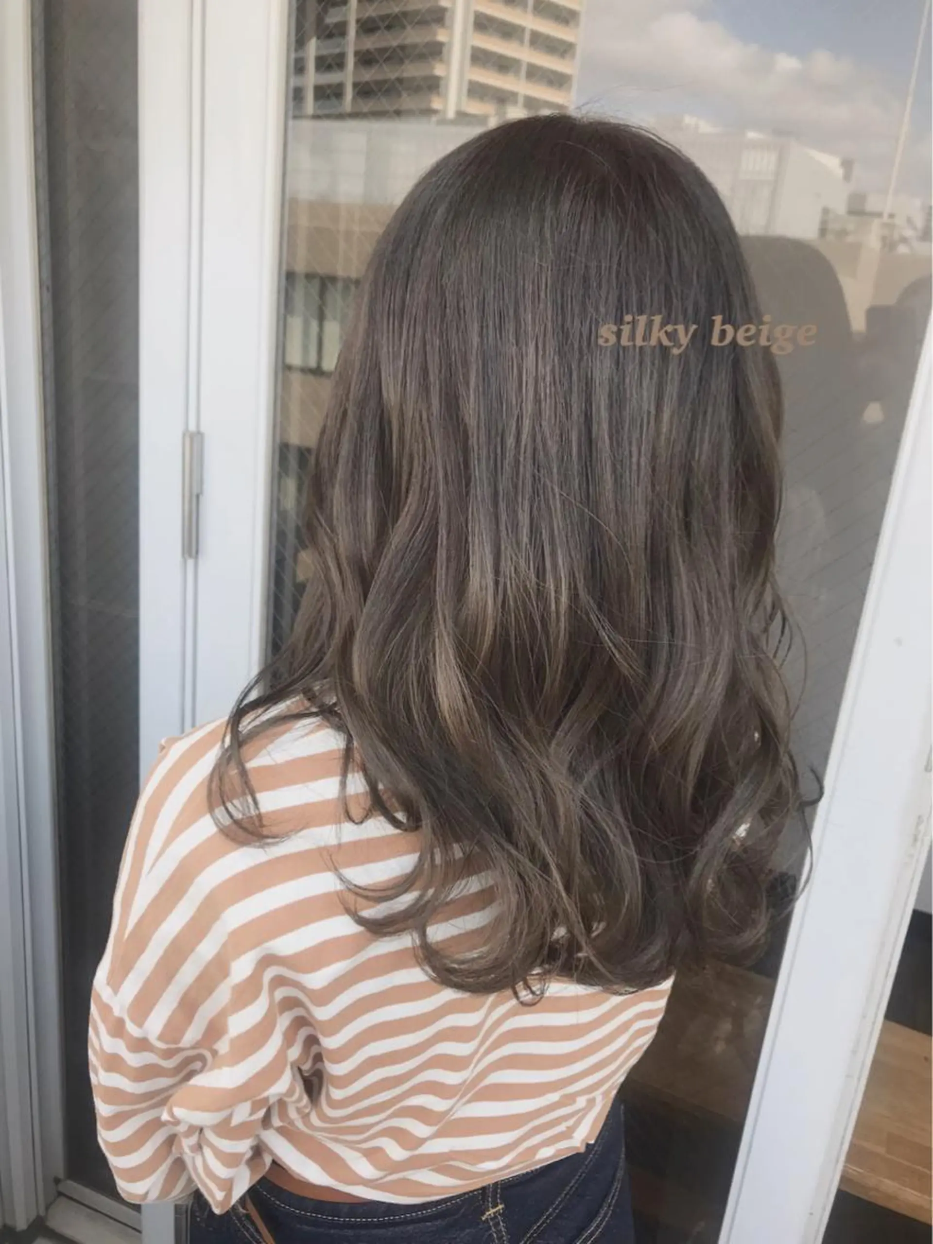 セミロング カラー ヘアアレンジ topstylist 芳賀みなみのヘアスタイル