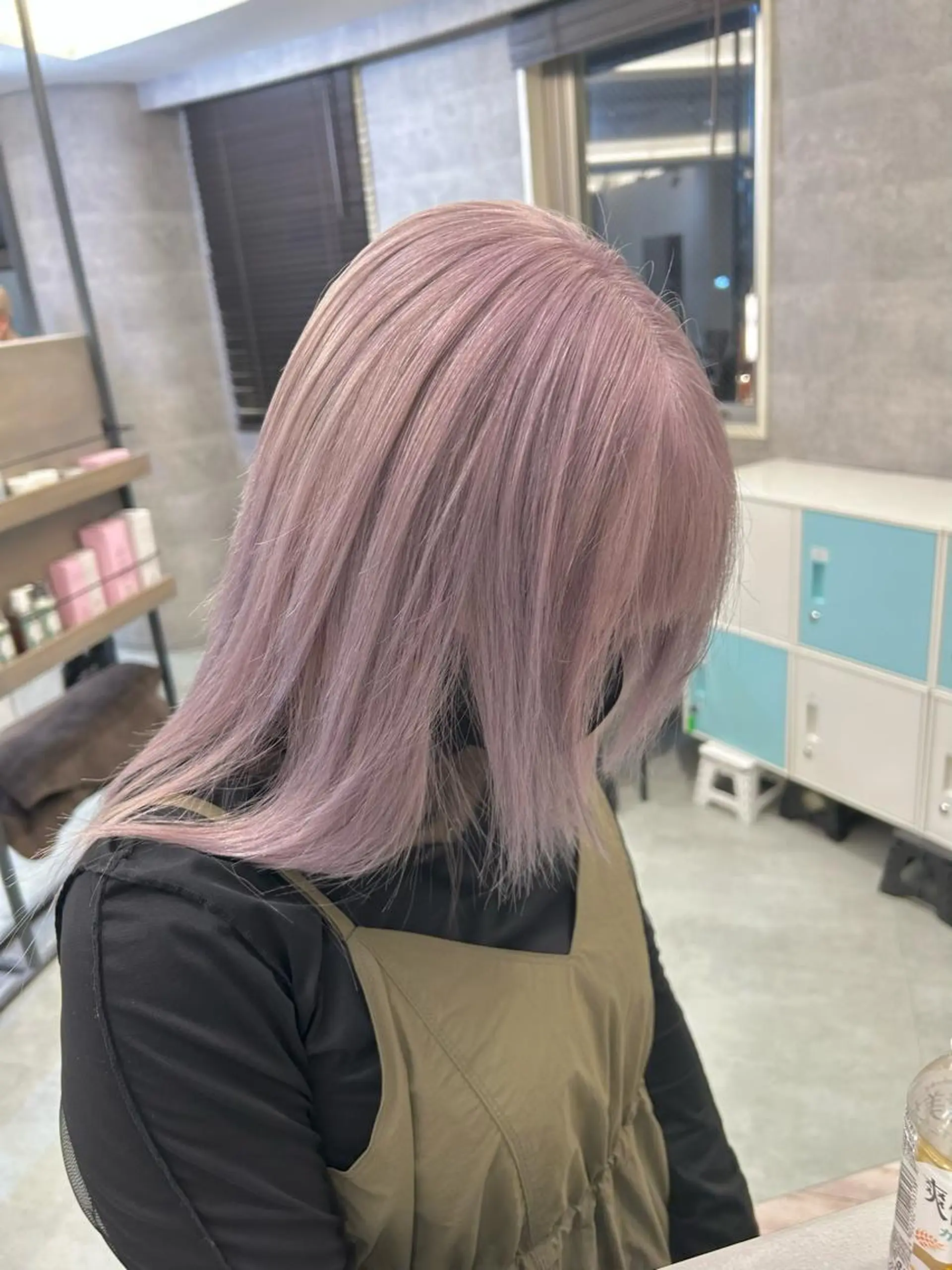 カラー ラベンダーカラー ラベンダーピンク ピンクカラー ヘアカラー ハイトーン特化サロン 🍑momo🍑のヘアスタイル