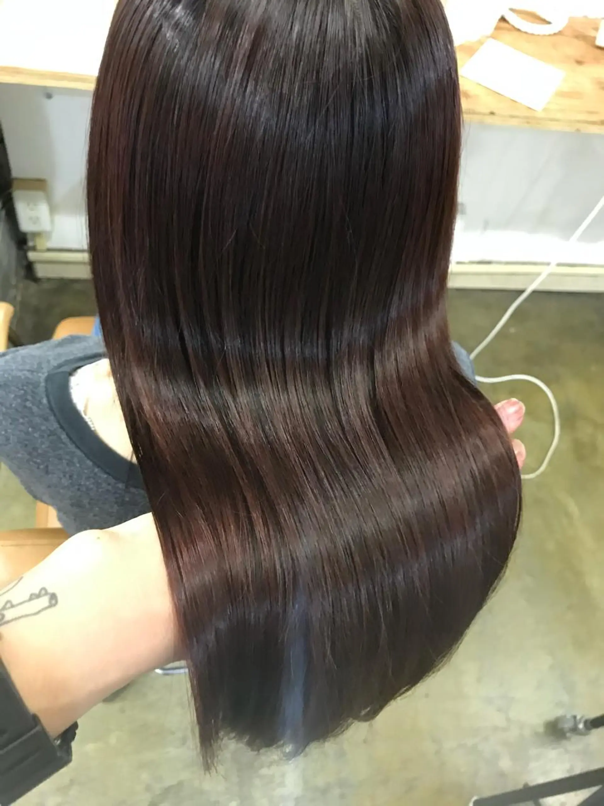 ミディアム カラー 縮毛矯正 トリートメント 💎髪質改善💎 デザイナーshinのヘアスタイル