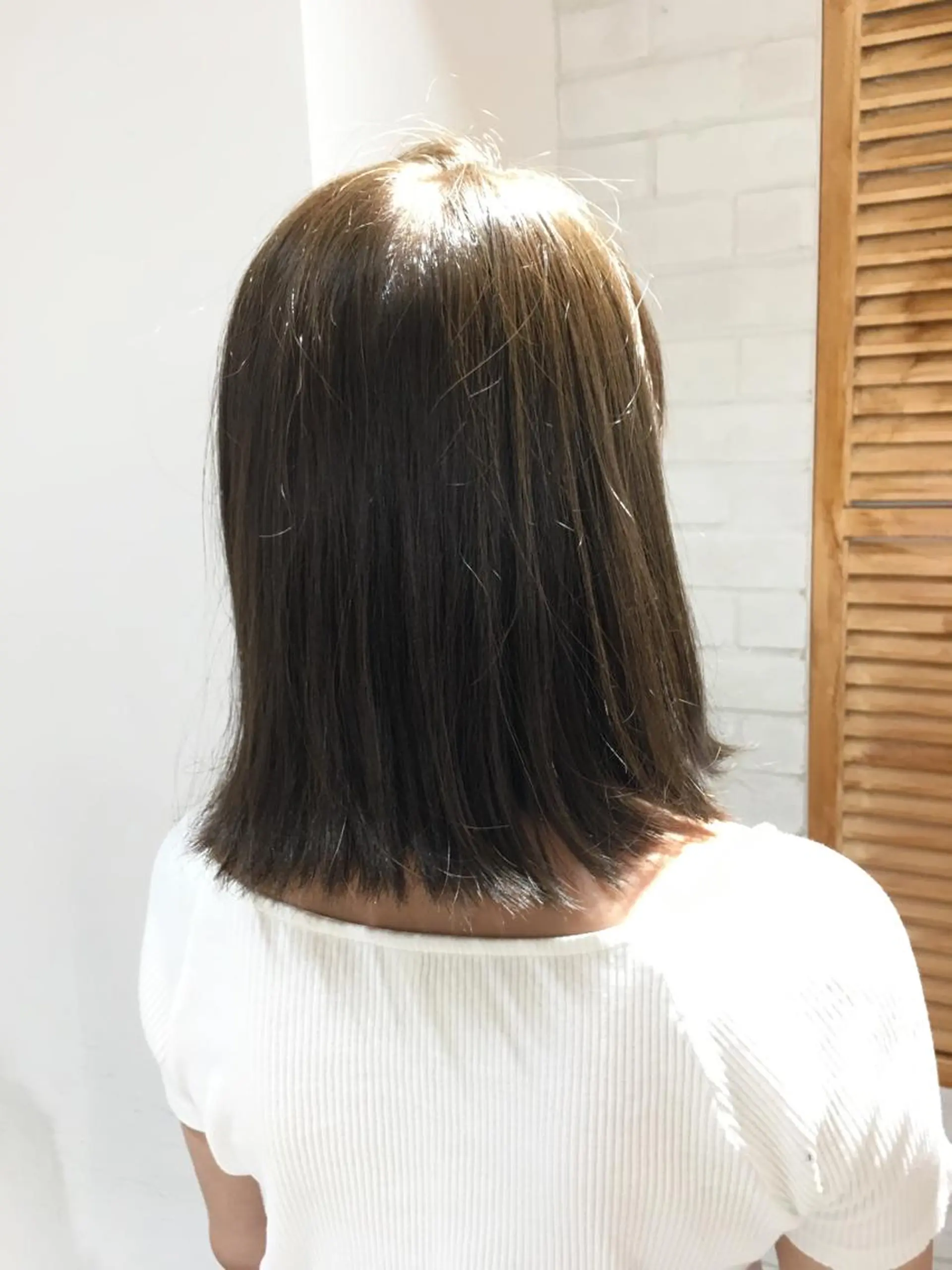 ミディアム カラー ヘアアレンジ 金子 富士のヘアスタイル