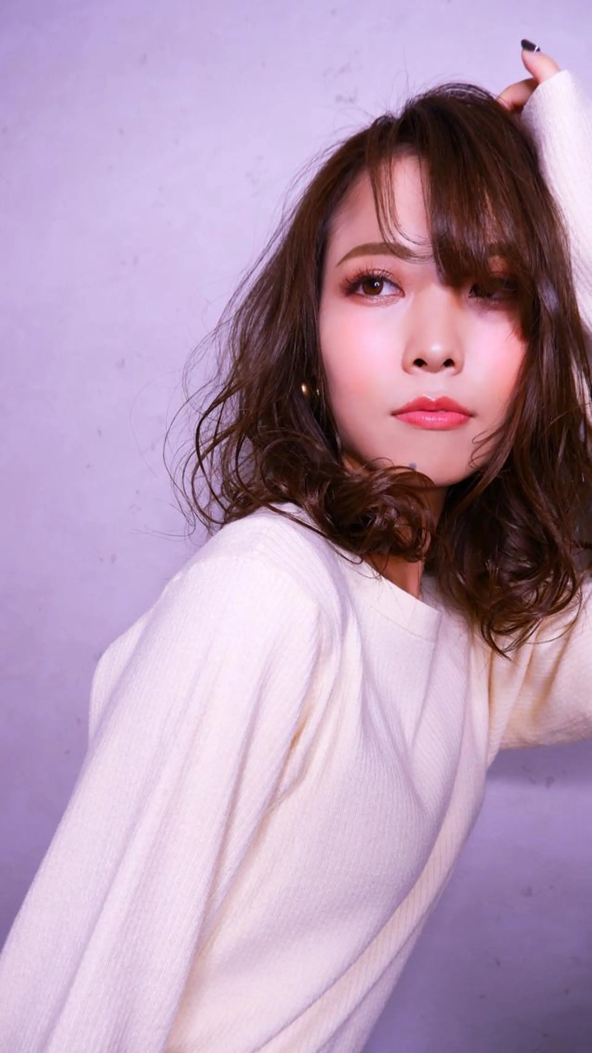 ミディアム Hikaru Takahashiのヘアスタイル