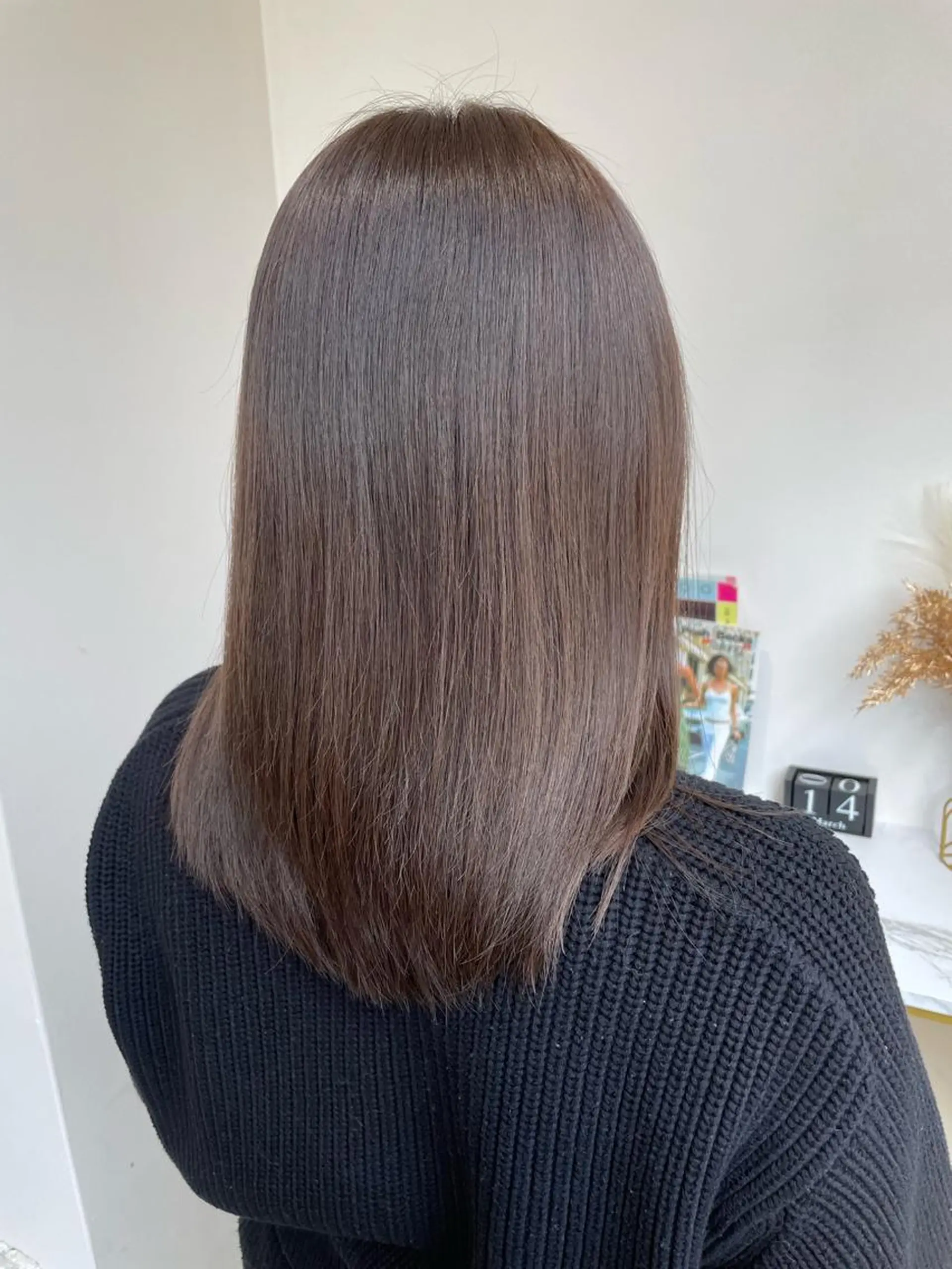 ミディアム カラー ★透明感カラー★ ayaka🌹のヘアスタイル