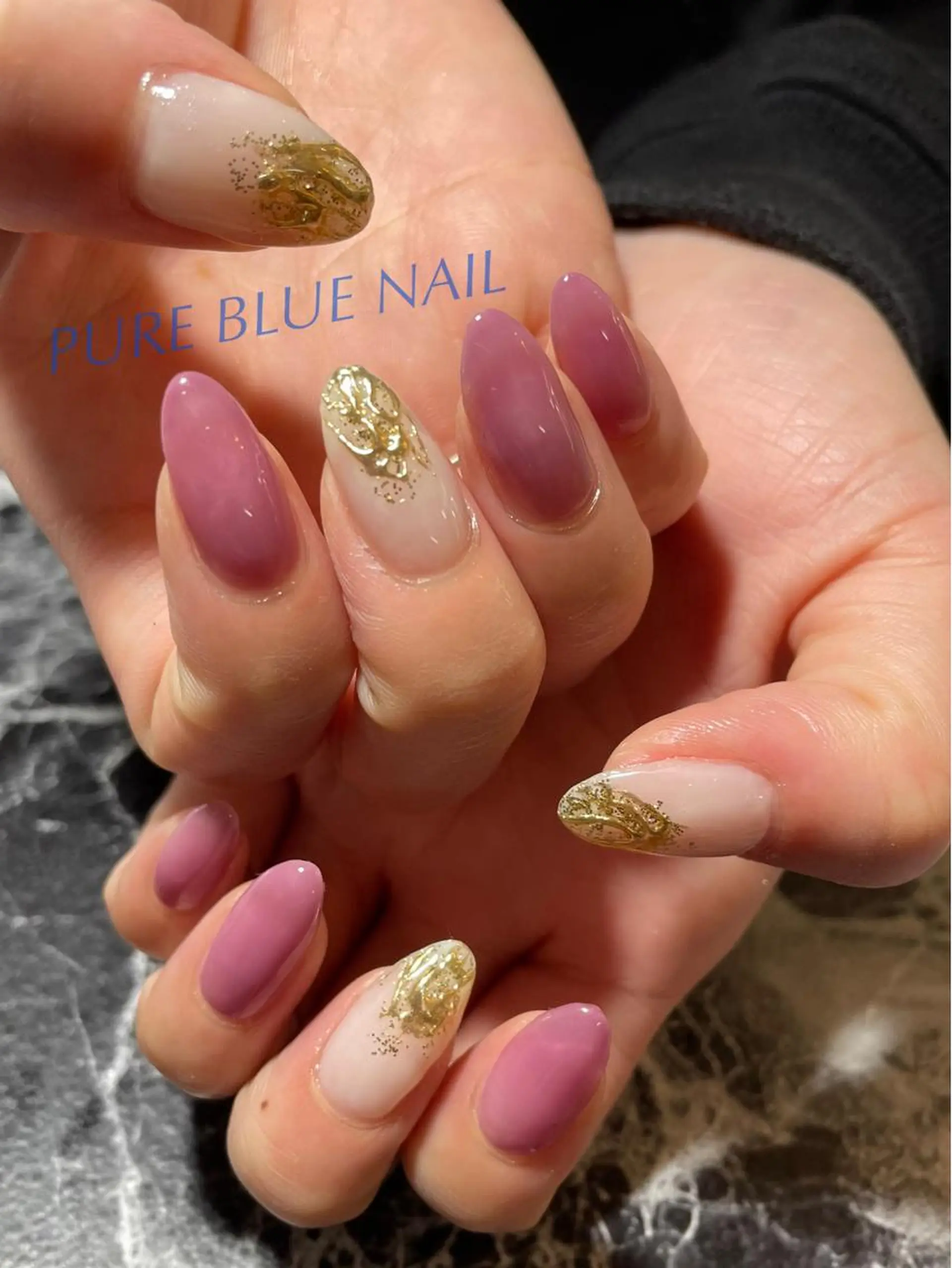 ネイル ハンドネイル PURE BLUE NAILのネイルデザイン