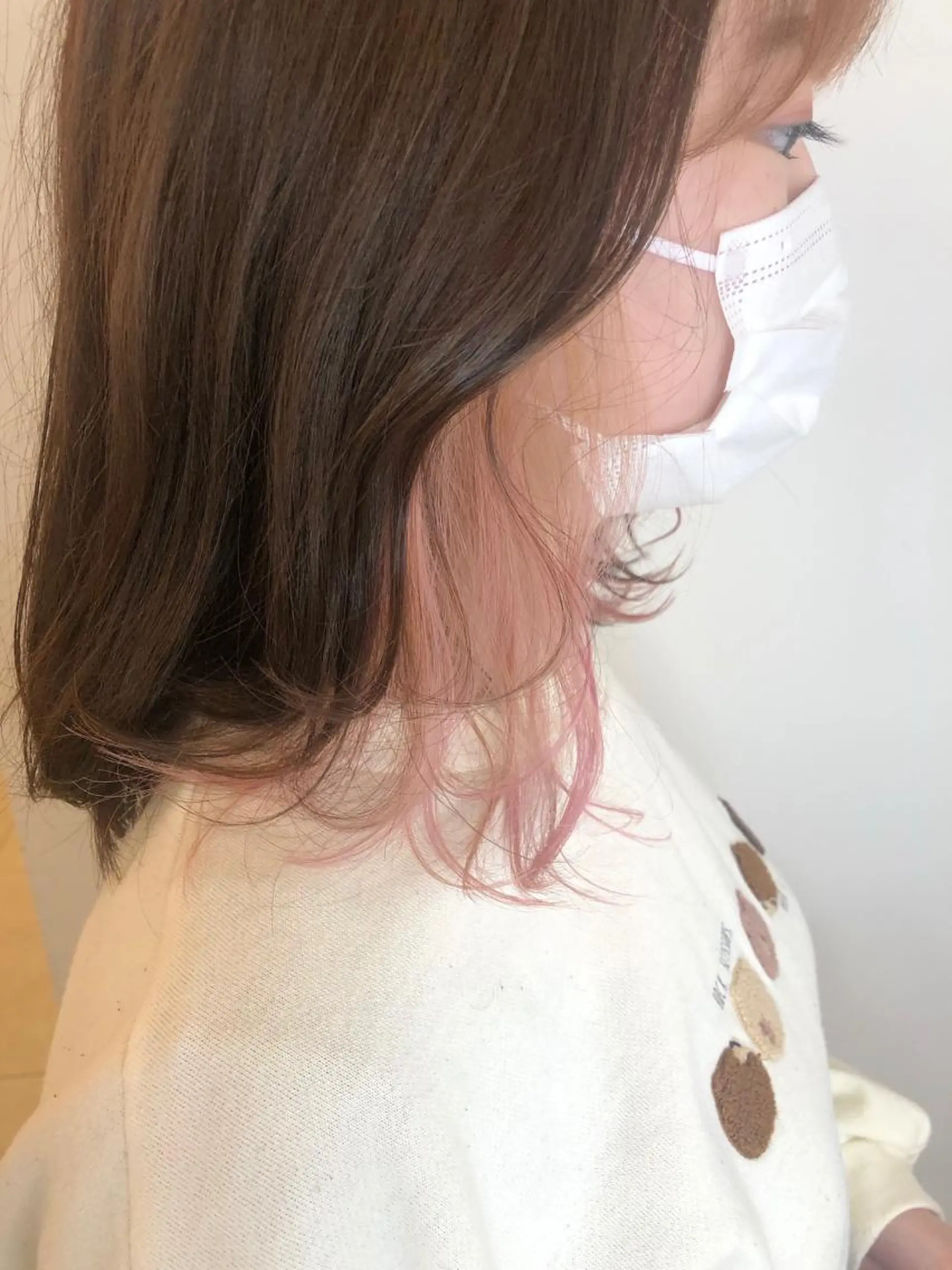 ミディアム カラー カット ヘアカラー トリートメント ☕️ベージュカラー 内藤光哉☕️のヘアスタイル