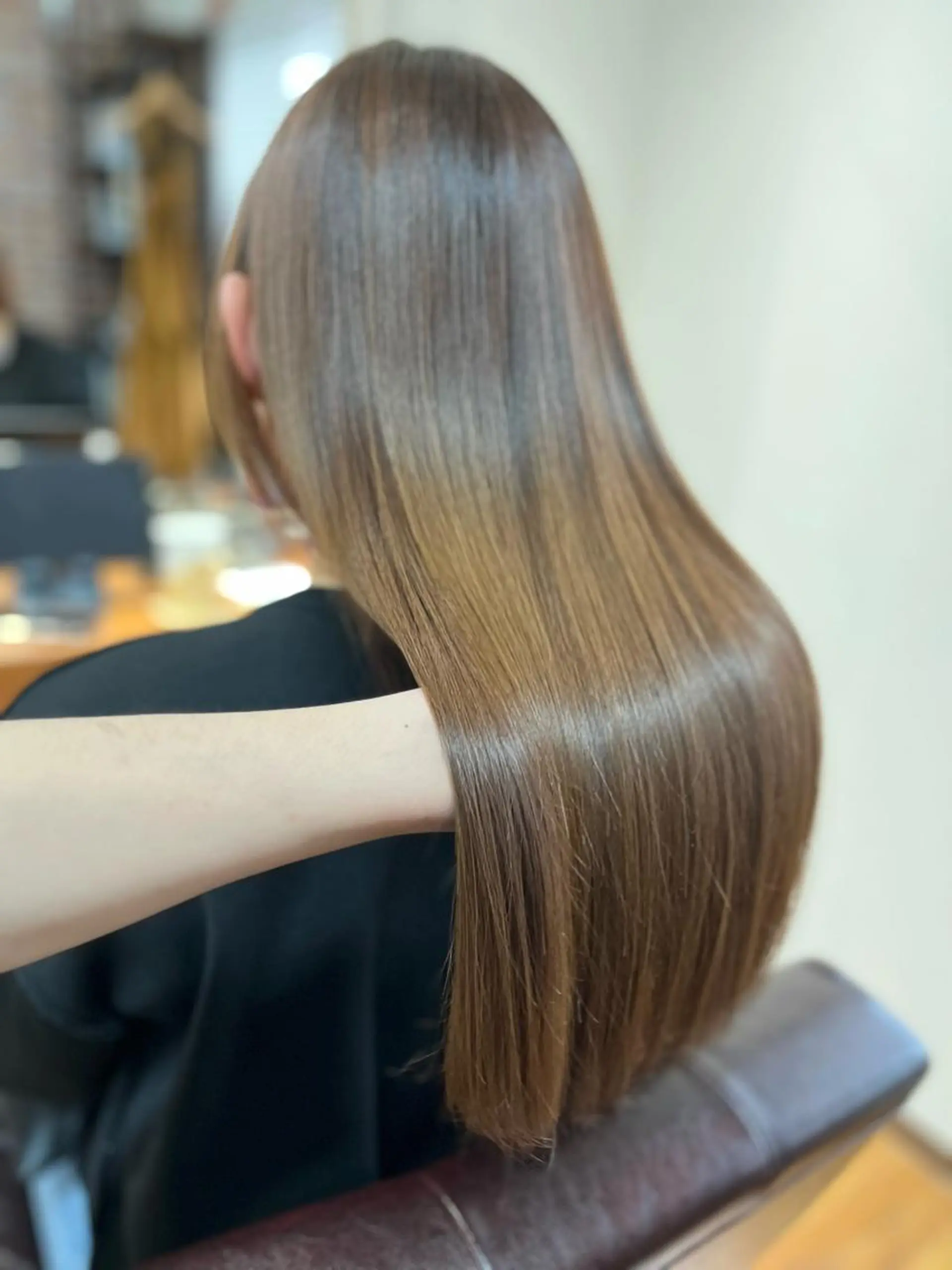 ロング カラー カット ヘアカラー トリートメント さいとう つかさのヘアスタイル