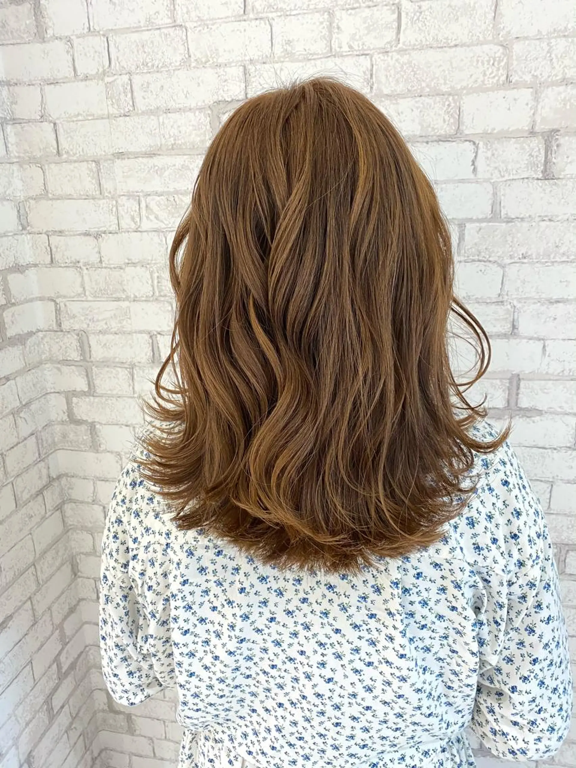 ミディアム ボブ カット ヘアカラー トリートメント ショートが得意✂️ 藤城建太のヘアスタイル