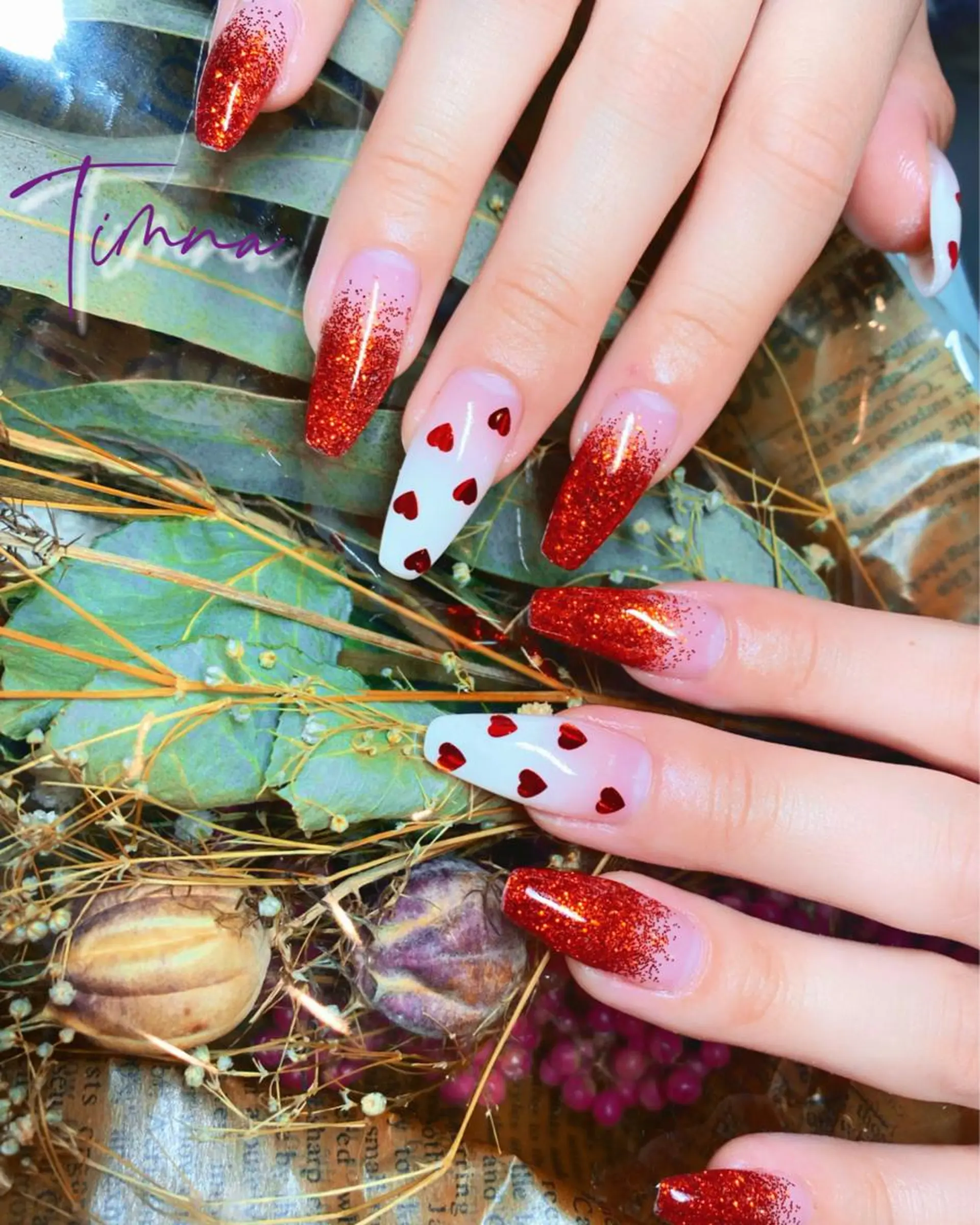 ロング ハンドネイル NAILSALON 🍔Timna🍟のネイルデザイン