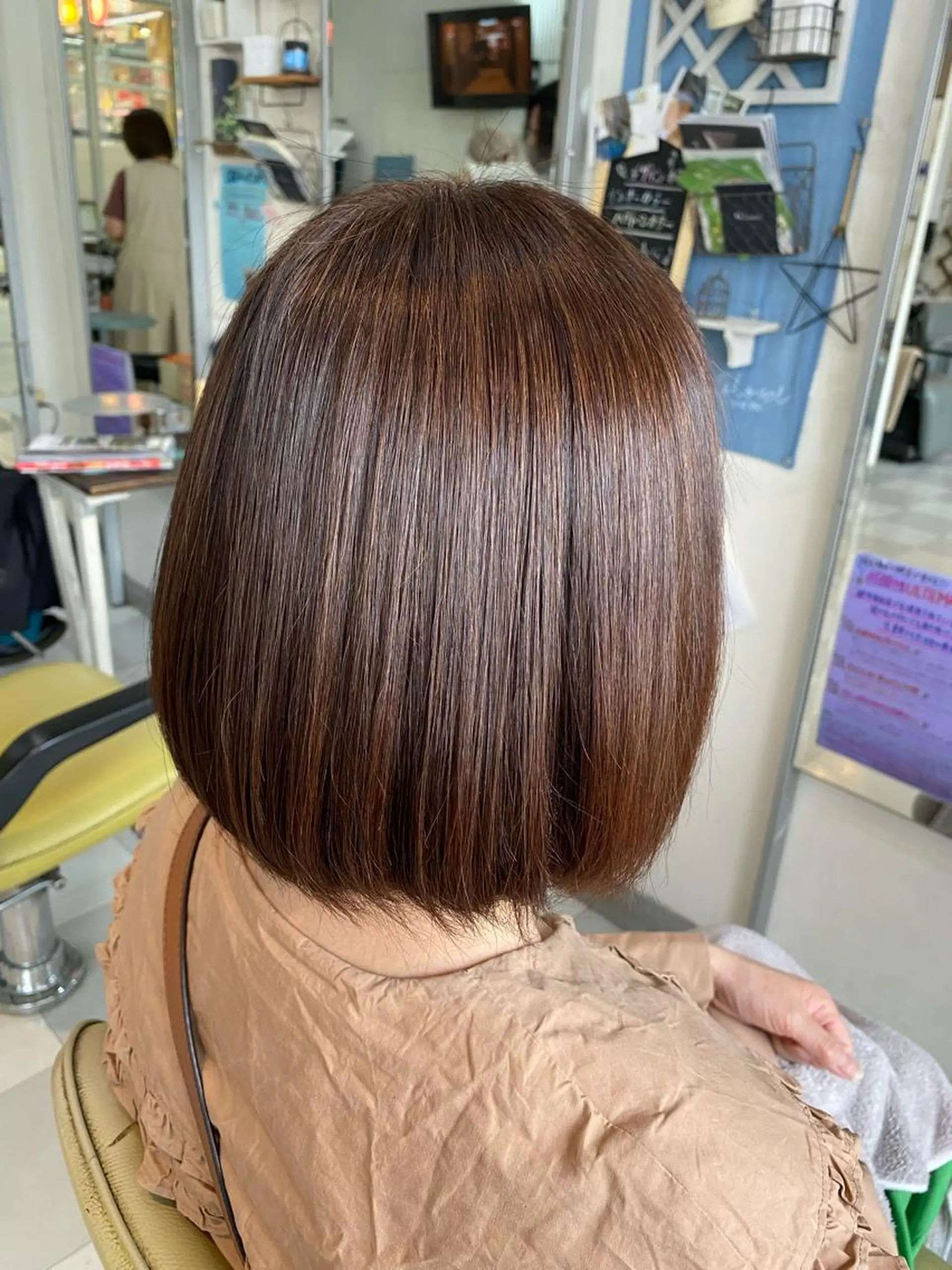 ミディアム 縮毛矯正 ベストヘアー上本郷所属・黒川 奨のヘアスタイル