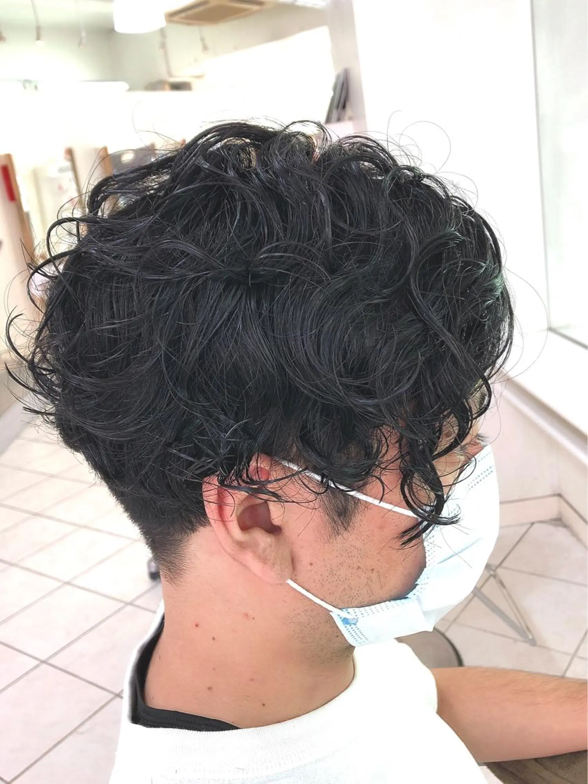 パーマ メンズ 保住 亮太のヘアスタイル