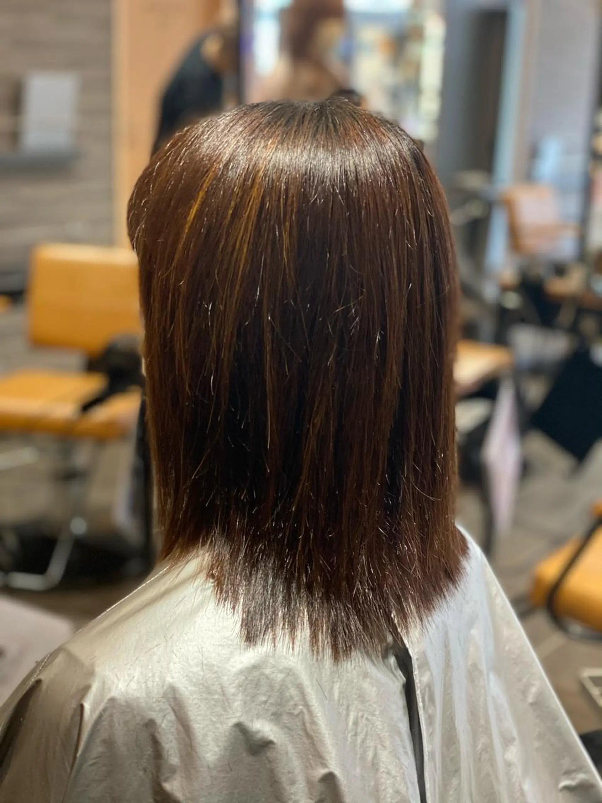 ミディアム 尾崎 優也のヘアスタイル