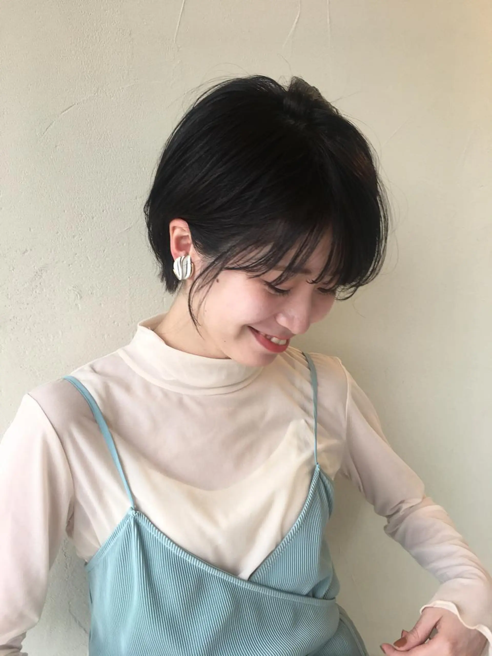 ショート ショートヘア 中岡 泉美のヘアスタイル