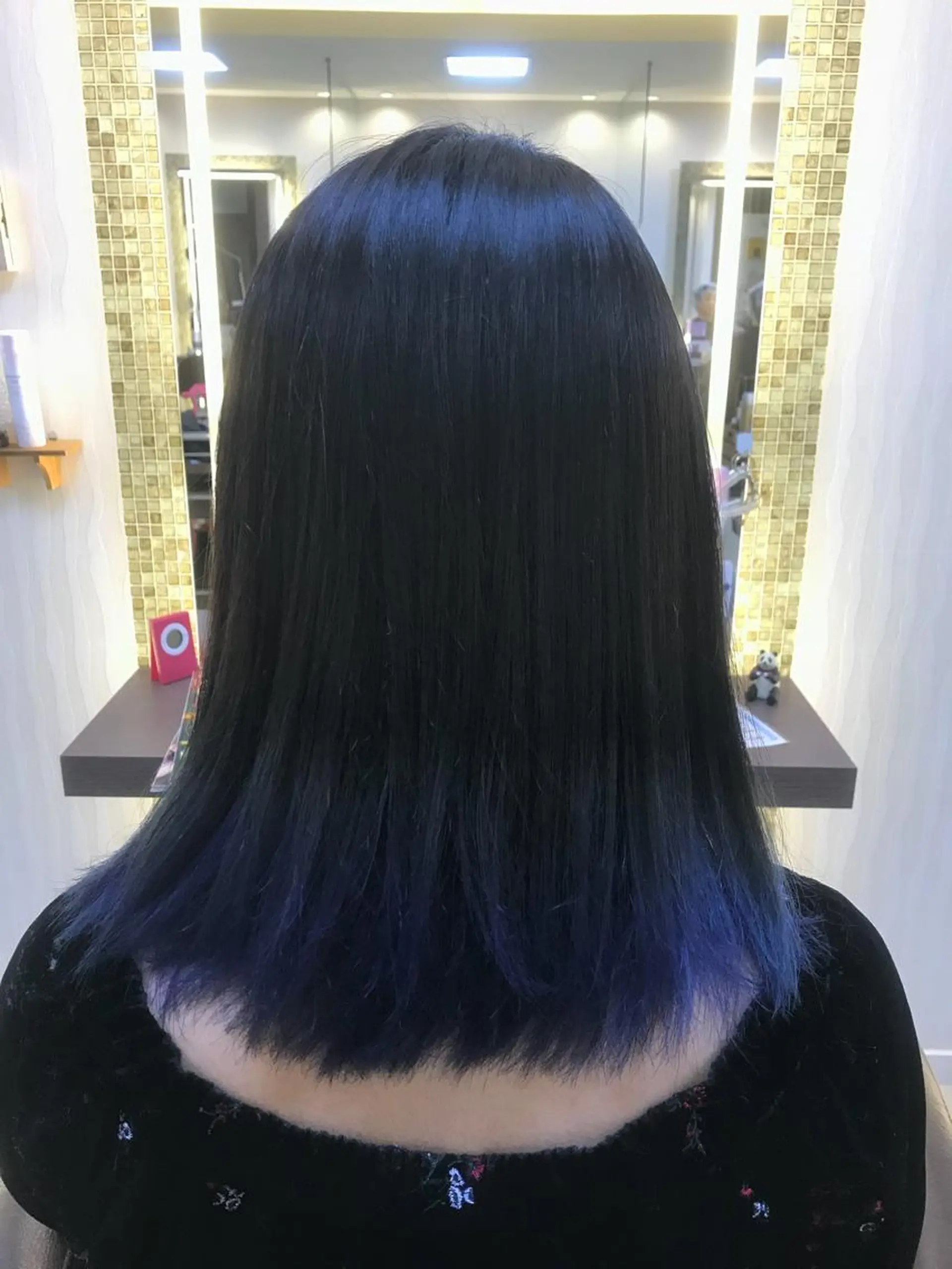 ミディアム 髪質改善縮毛矯正/暖 色カラー/ウエダカナのヘアスタイル