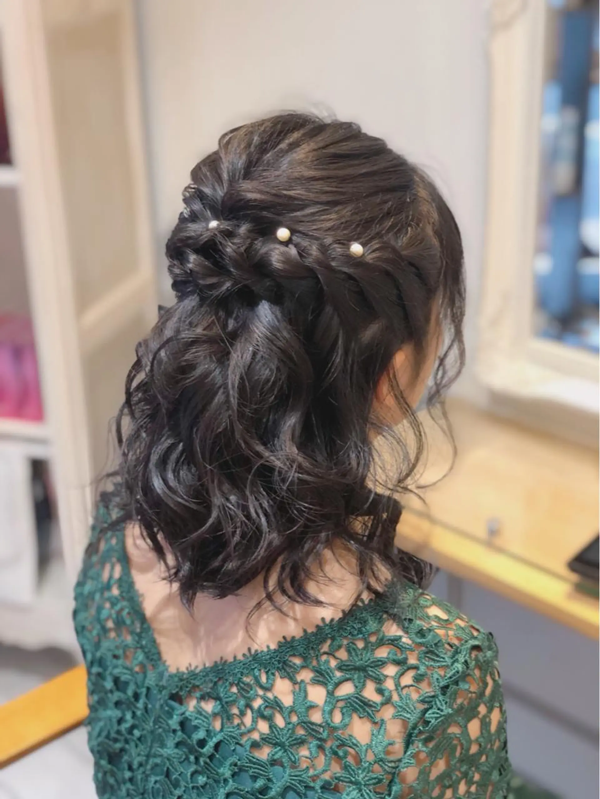 ミディアム ボブ ヘアセット MeL 横浜/ ＭＩＨＯのヘアスタイル