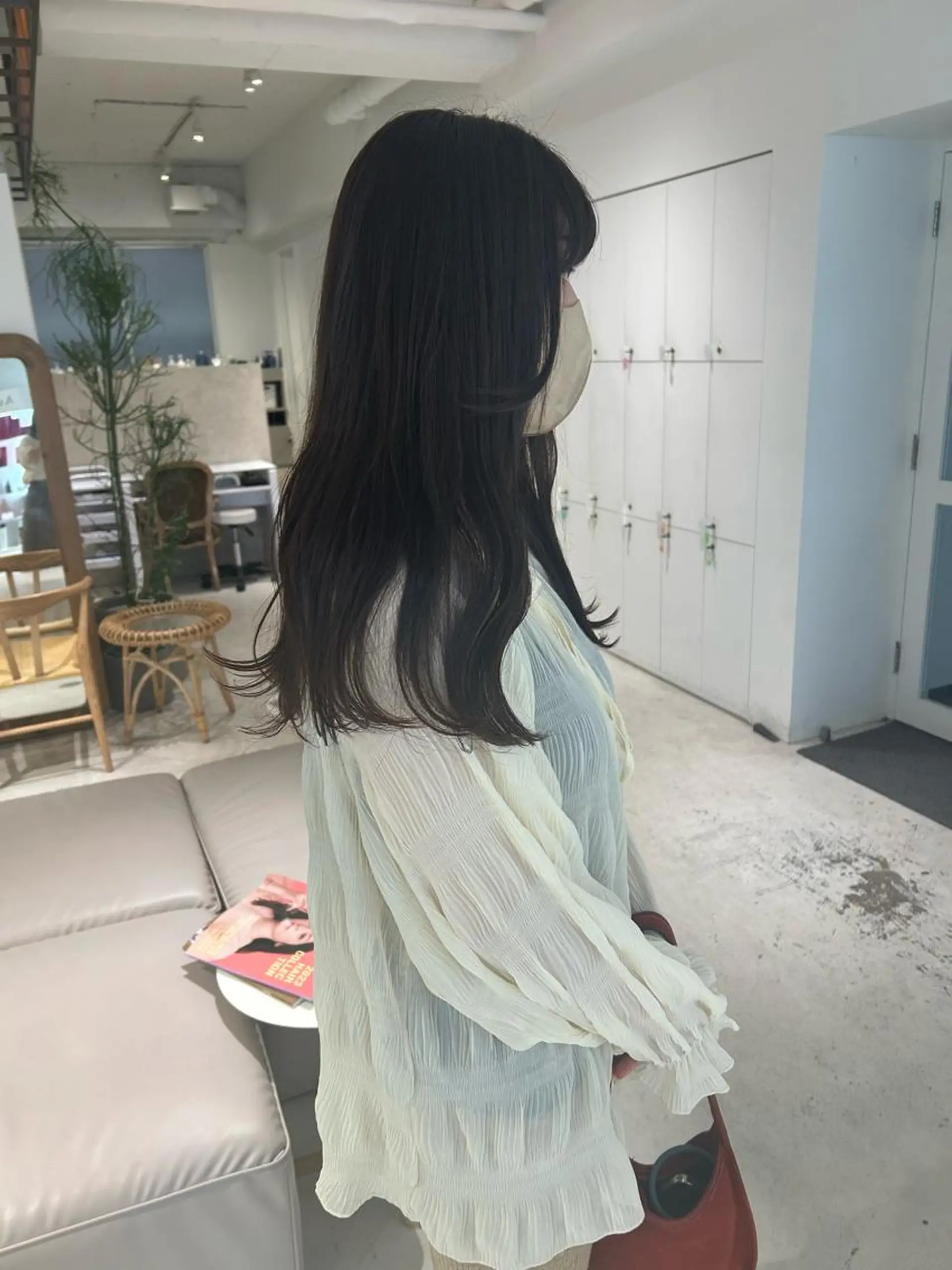 ロング カラー アッシュ ベージュカラー カット ヘアカラー トリートメント 透明感カラー🫧 nanohaのヘアスタイル