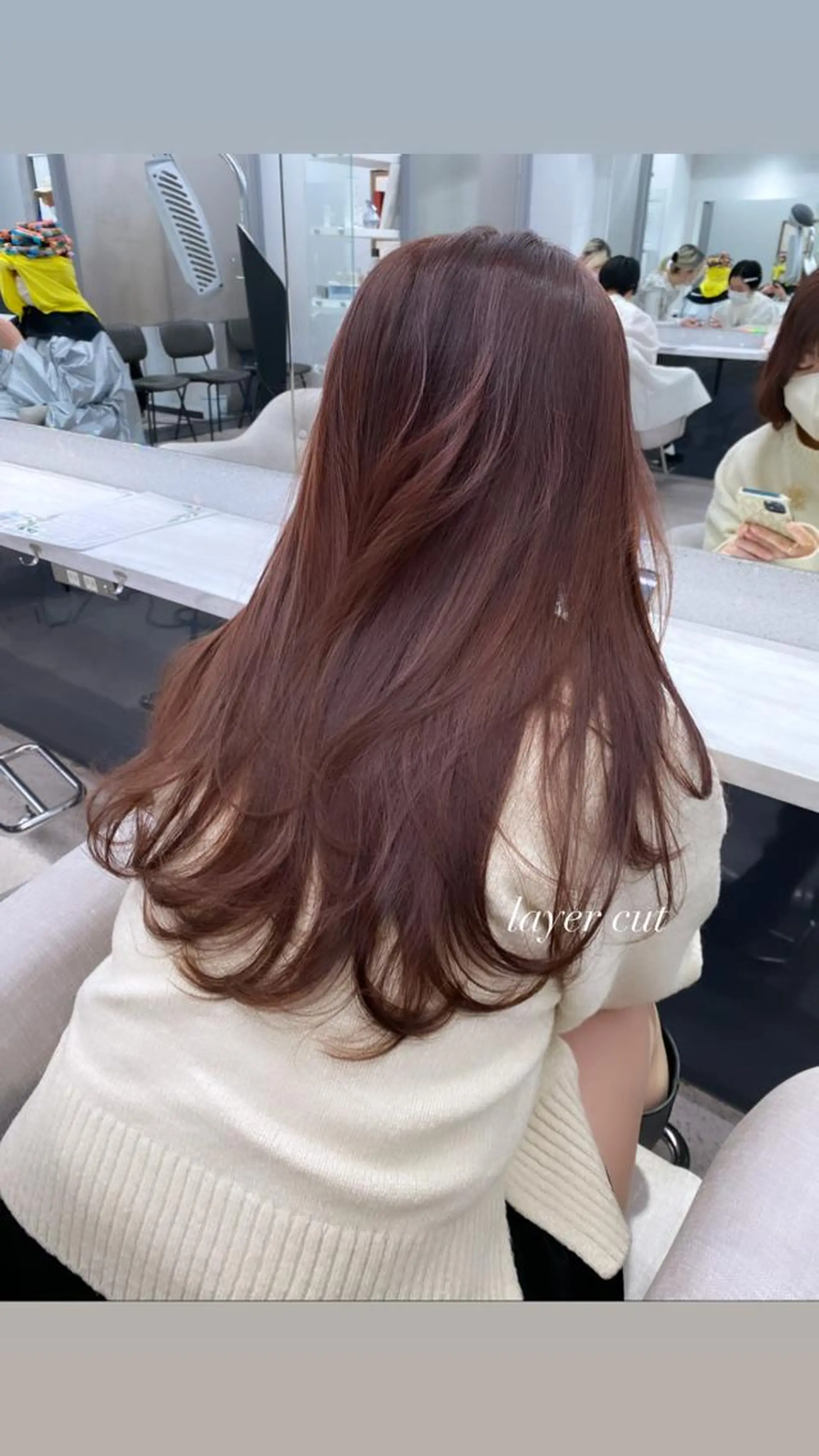 ロング レイヤーカット/ 髪質改善/羽柴りくのヘアスタイル