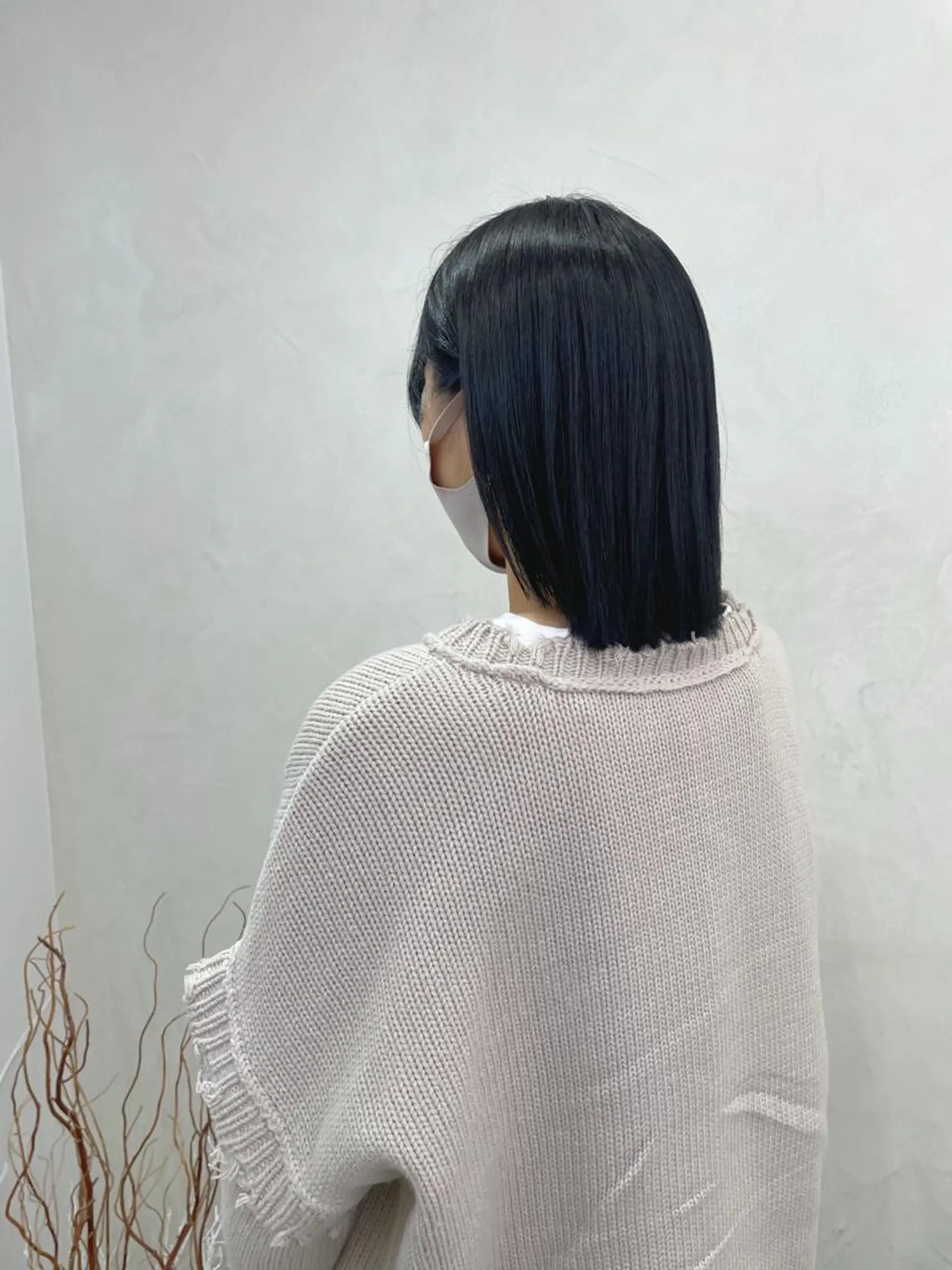 ミディアム 飯塚 青空のヘアスタイル