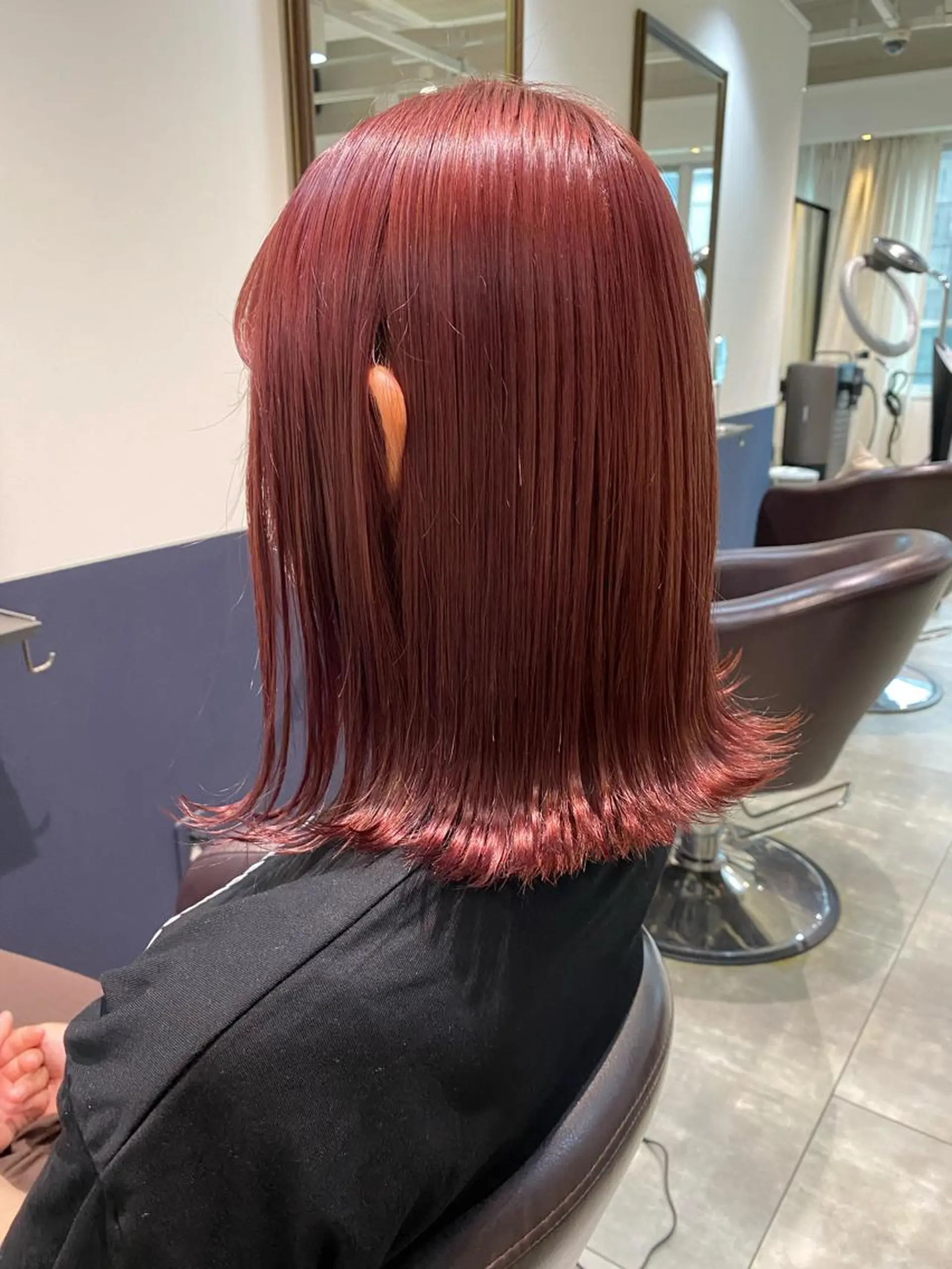 ミディアム ハッシュカット /レイヤー/大阪中津のヘアスタイル