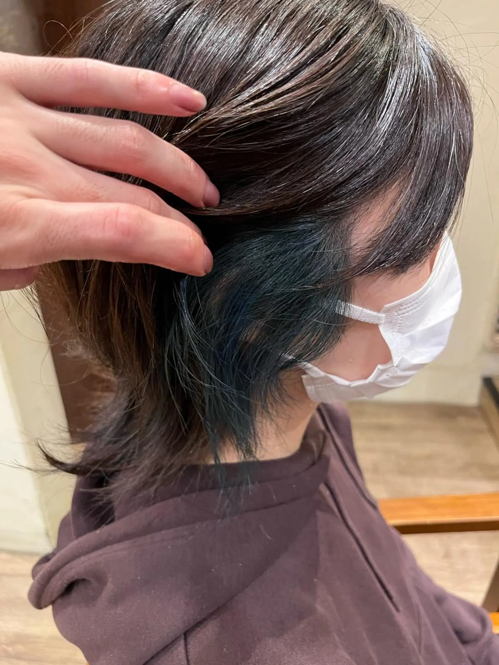 カラー ブルーカラー インナーカラー ✨ TAKAHIRO✨のヘアスタイル