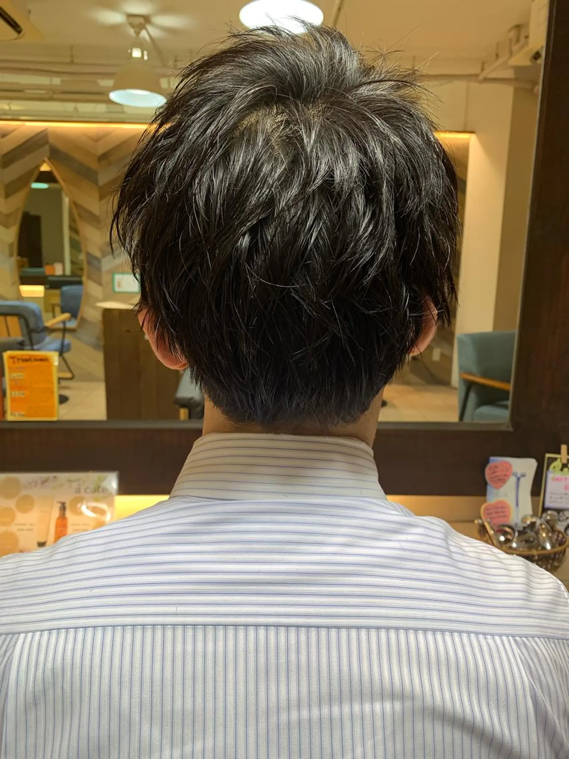 メンズ ハイトーンカラー🩵 耳ツボジュエリー👂のその他イメージ