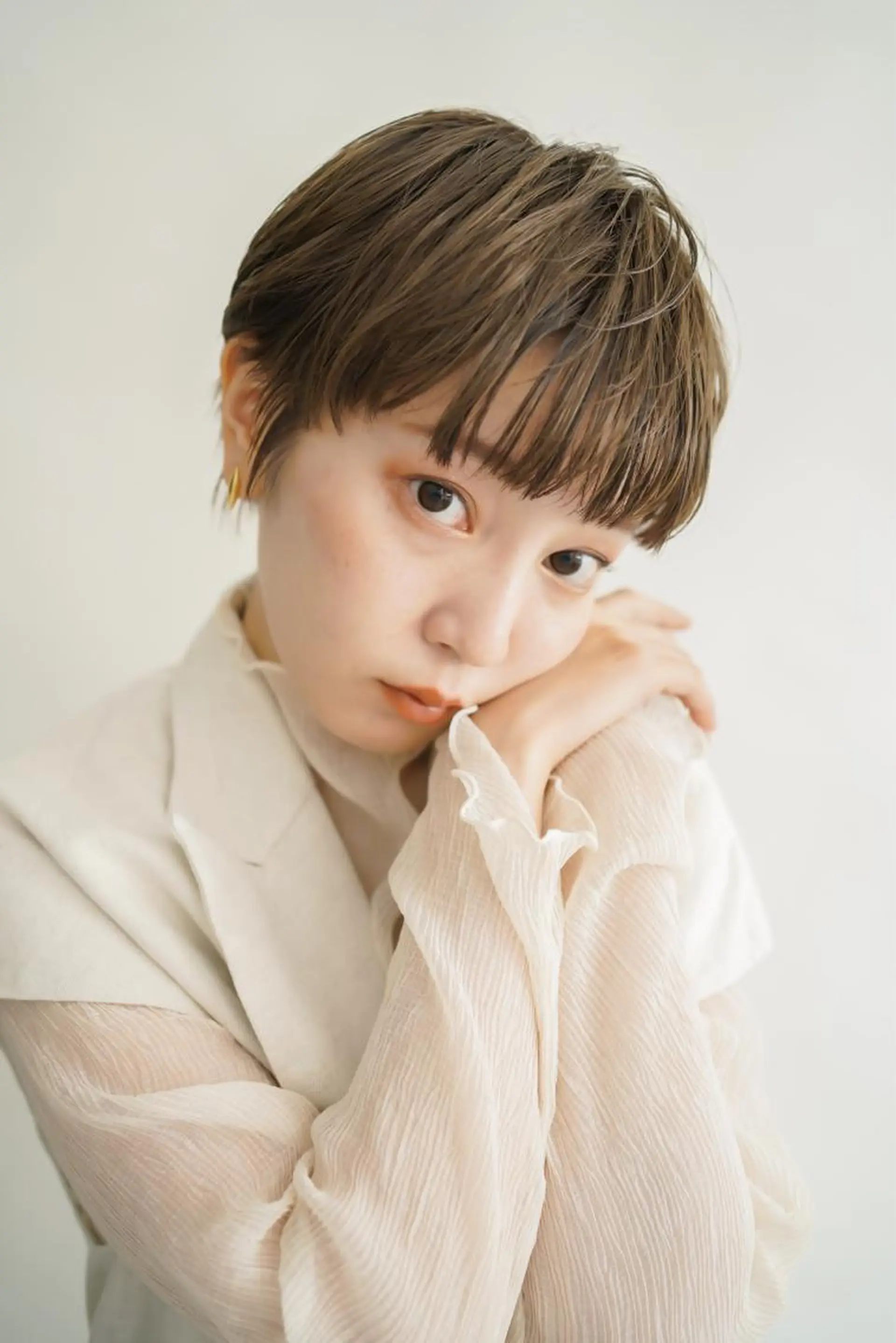 ショート en-te:堀 恵里那のヘアスタイル