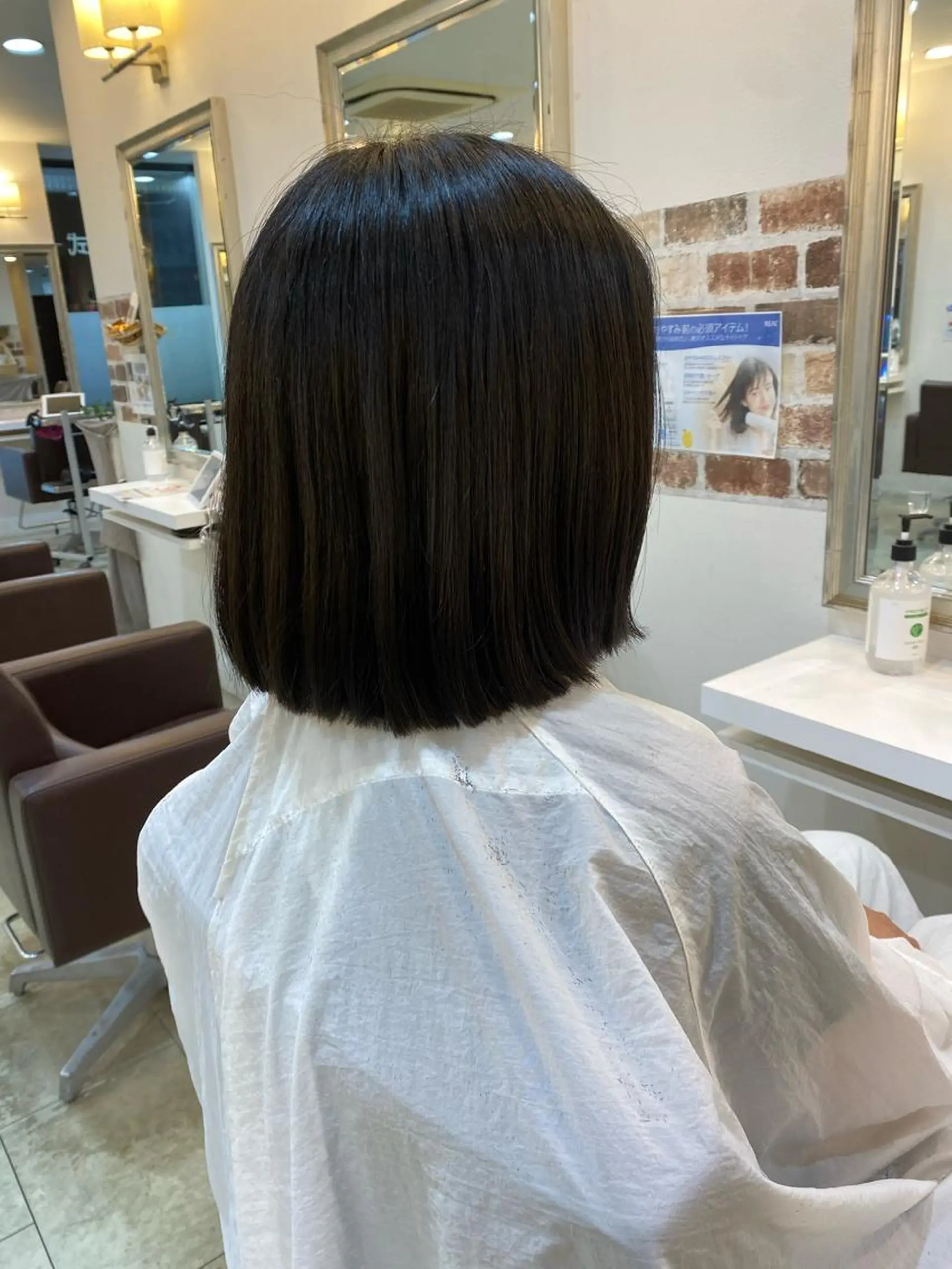 ミディアム anoたまプラーザ 牧野直樹のヘアスタイル