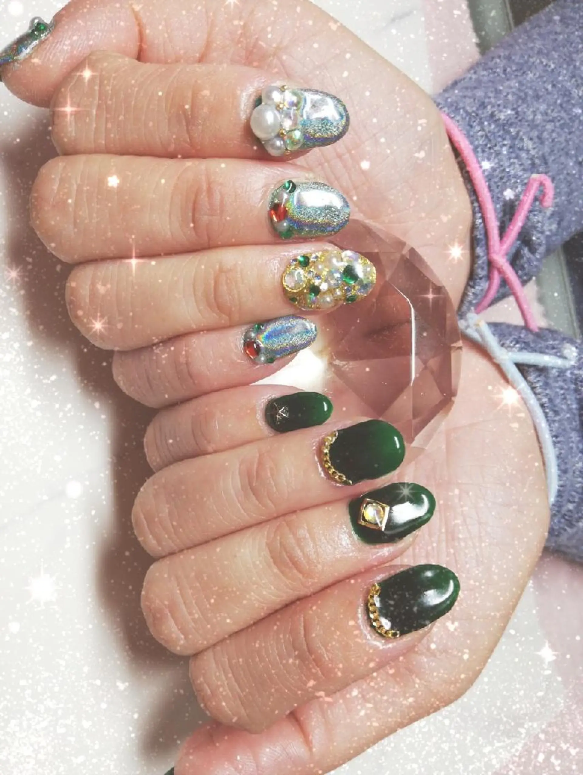 ネイル 冬ネイル クリスマス Nail Salon macherieのネイルデザイン