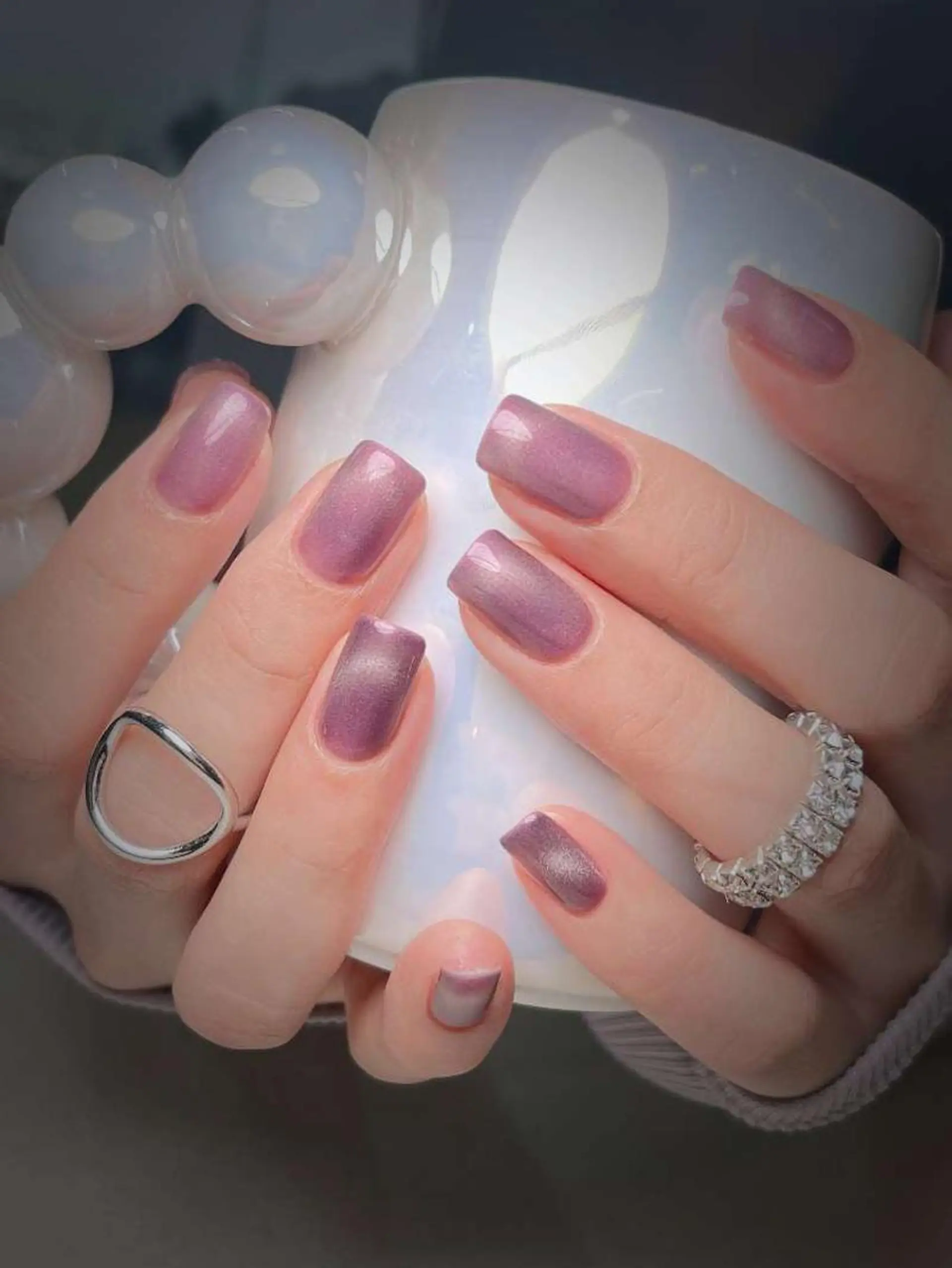 ミディアム めぐみのネイルサロン スタッフ練習のネイルデザイン