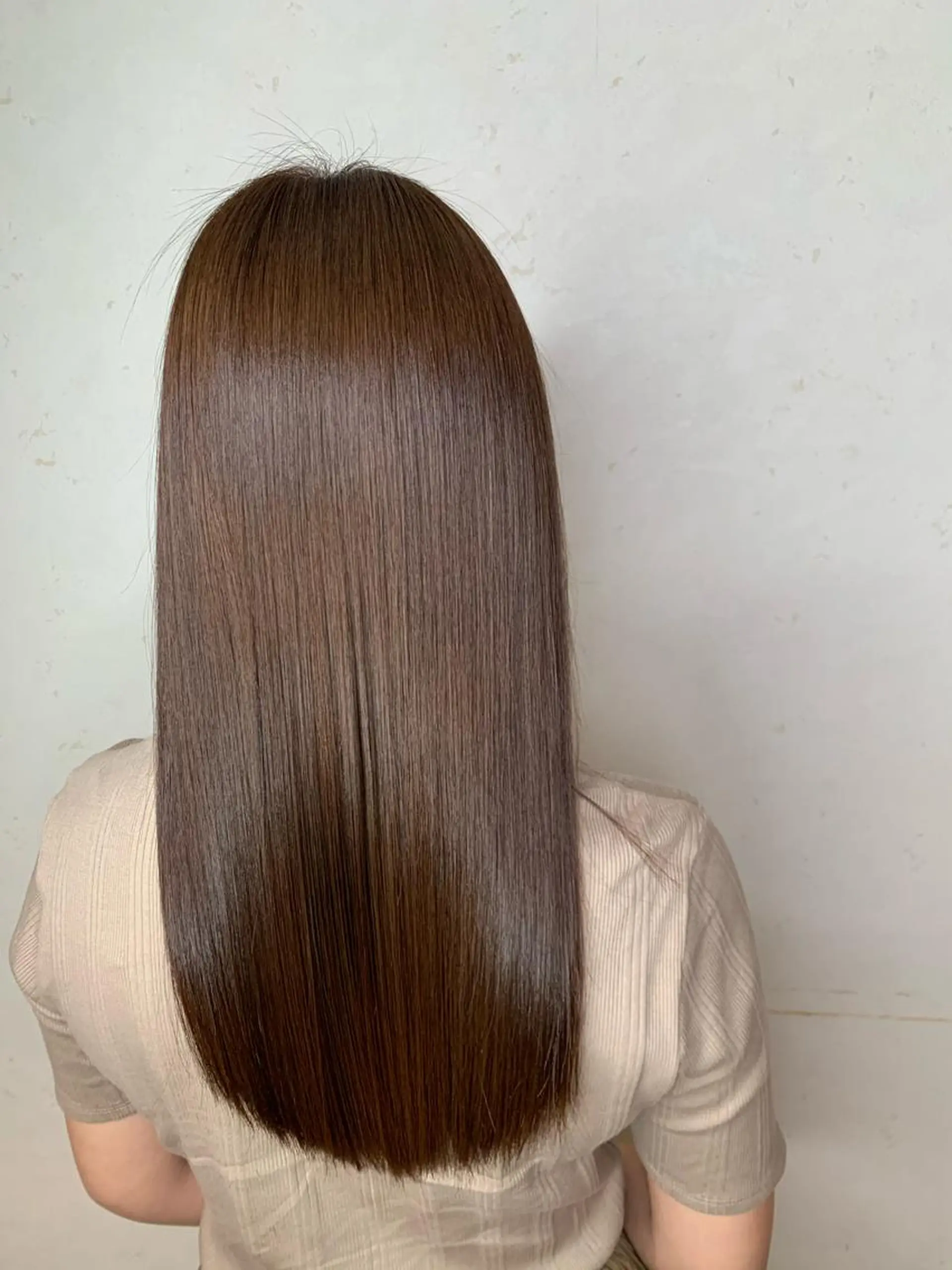 ロング カラー 小島嵩人 縮毛矯正 髪質改善のヘアスタイル