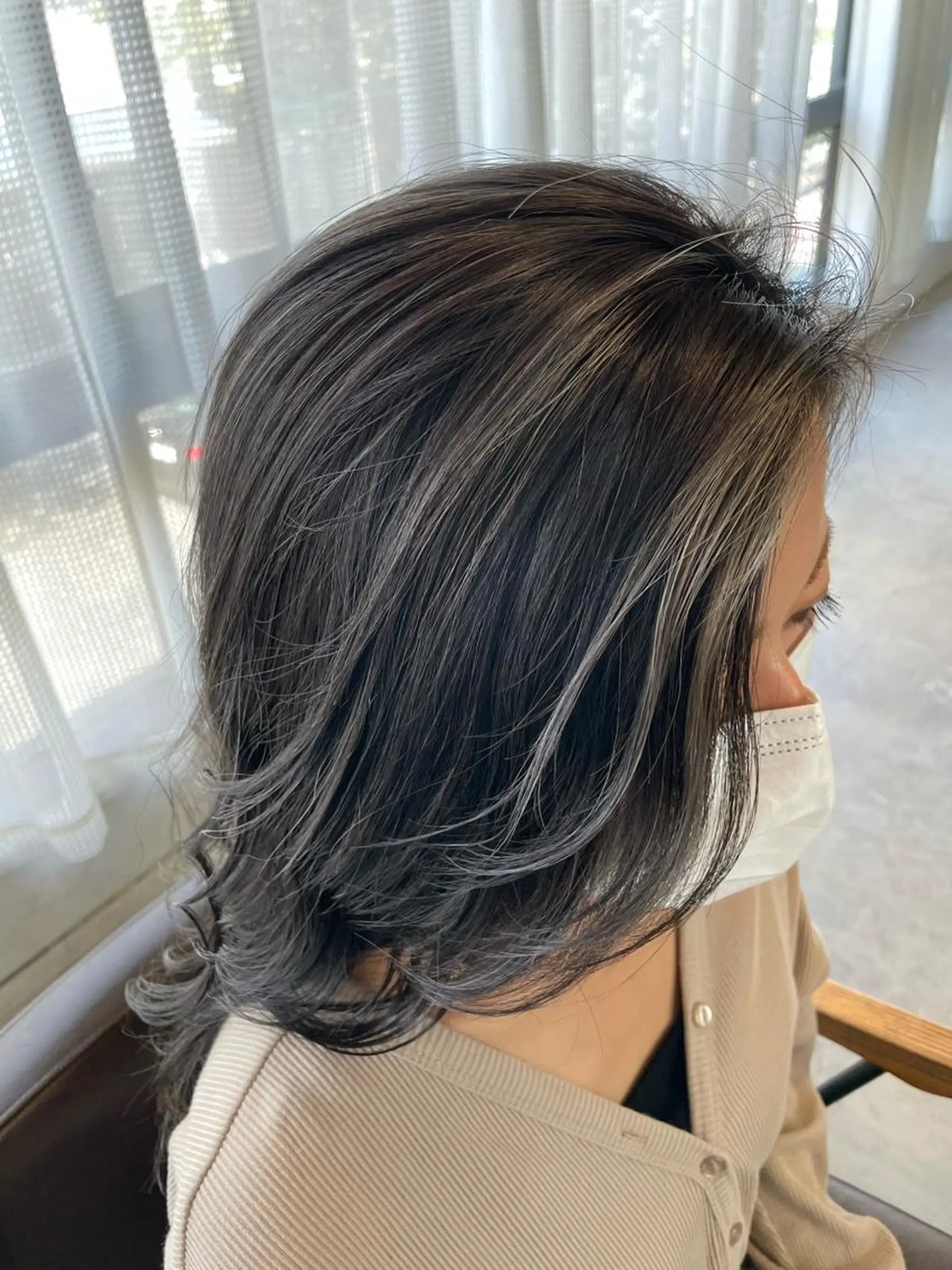 ロング カラー バレイヤージュ ブリーチ ケアブリーチ グラデーションカラー ハイライトカラー ヘアカラー ∮フェードスタイル∮ 加藤嘉陛のヘアスタイル