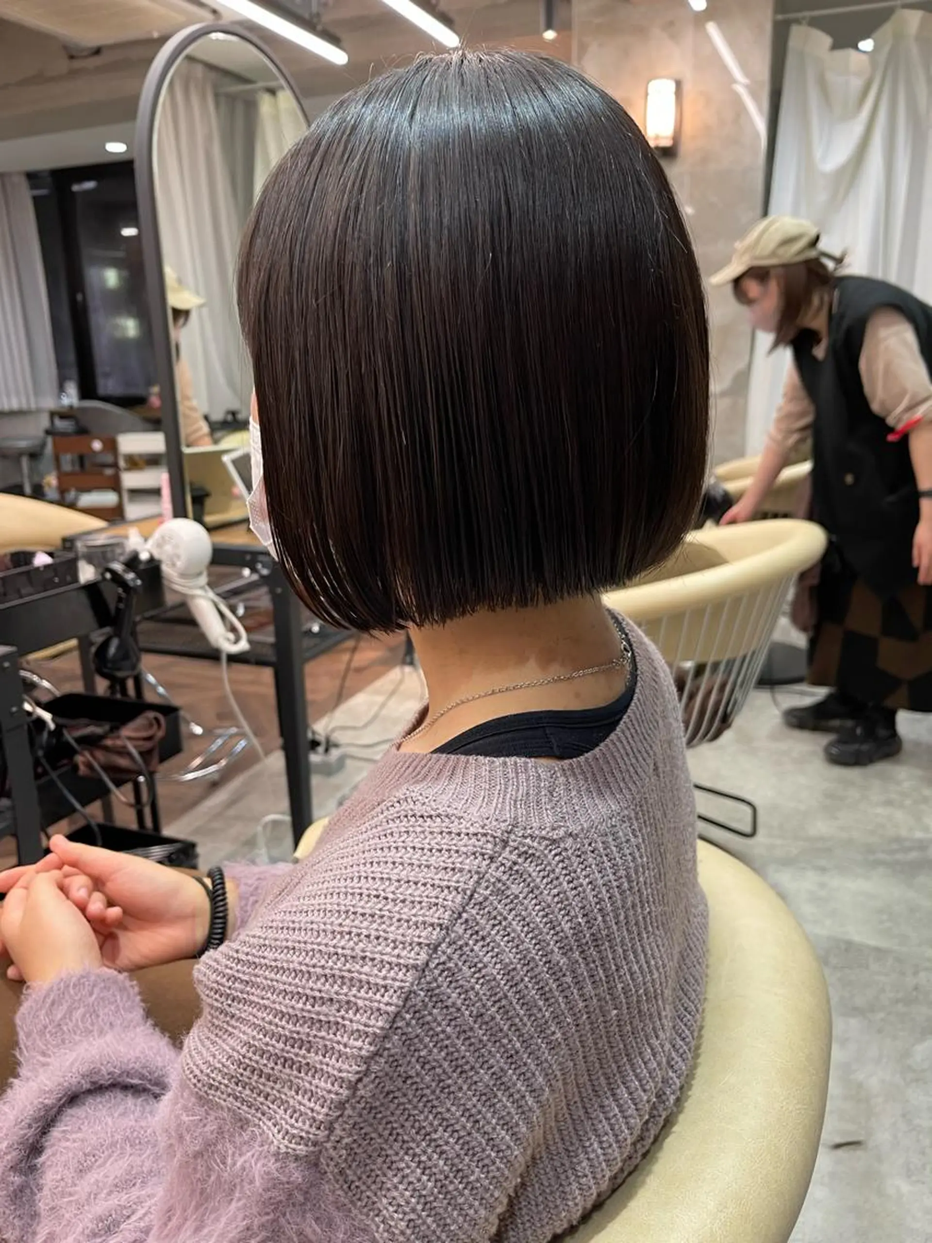 ショート ボブ ハイライト 似合わせカットNo 1/横浜美容師のヘアスタイル