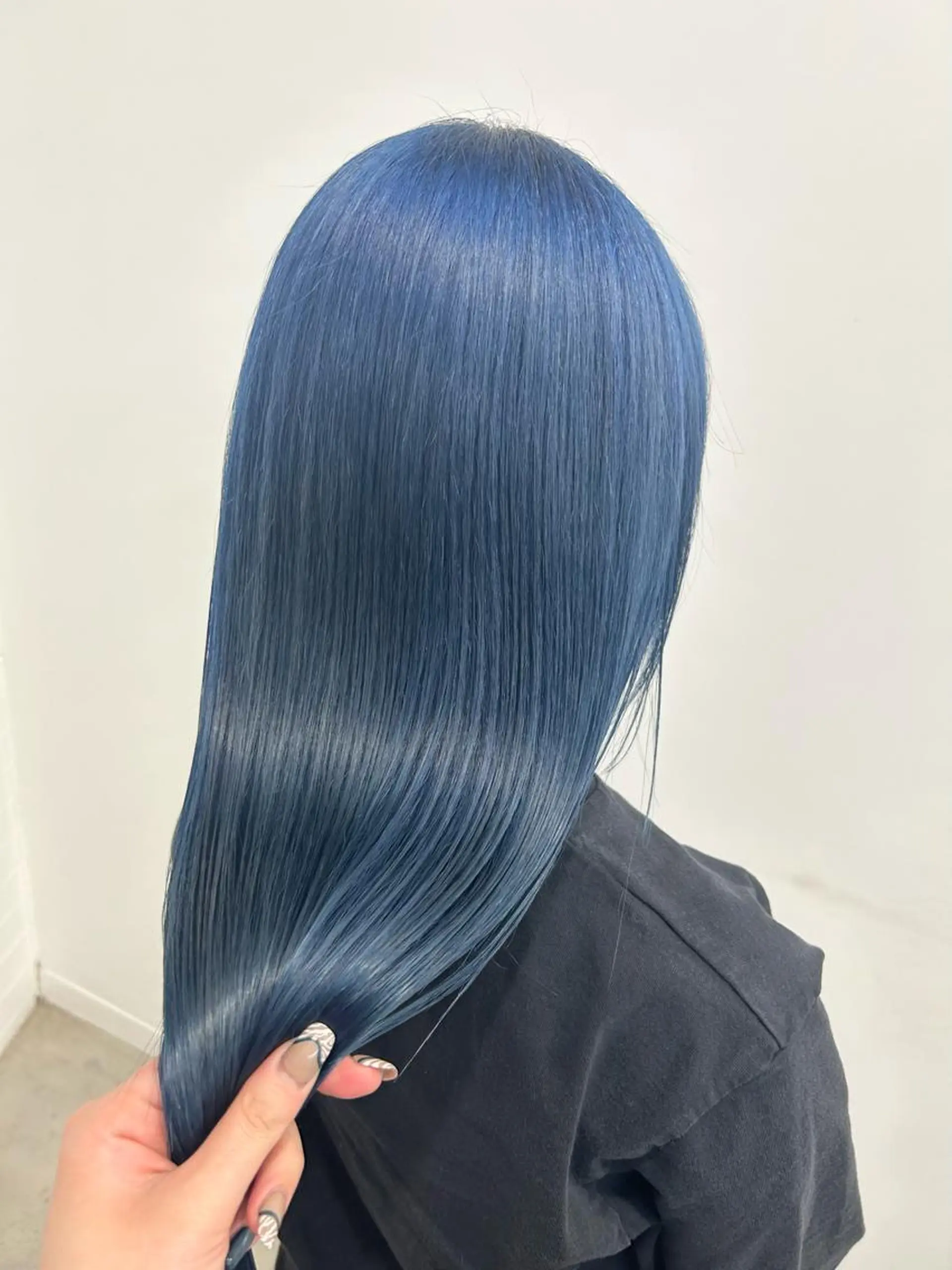 ミディアム ミディアムパーマ ボブ 髪質改善 レイヤーカット ヘアカラー MiRI💜地毛級 エクステ✖似合わせ技のヘアスタイル