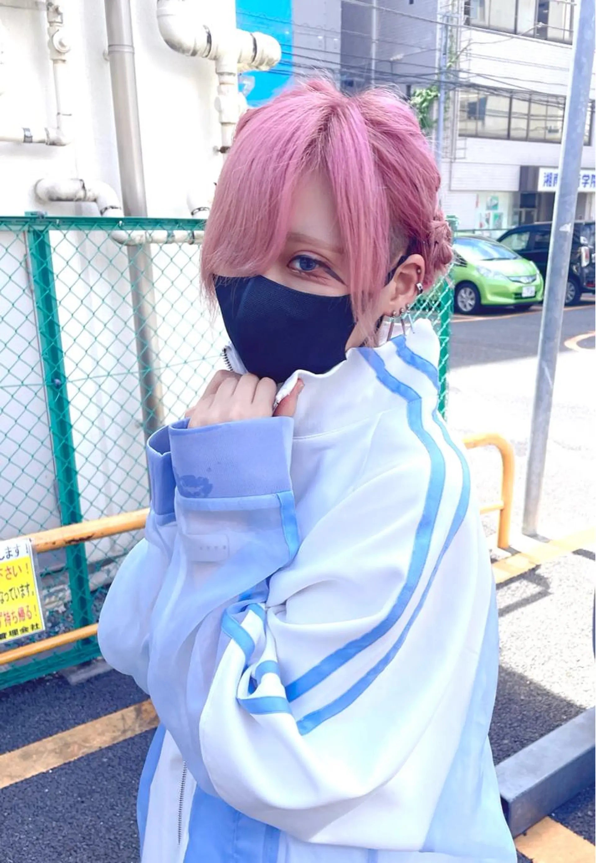 ミディアム カラー ブリーチ ピンクカラー ヘアカラー トリートメント レイヤー/ウルフ ハイトーンhiroのヘアスタイル