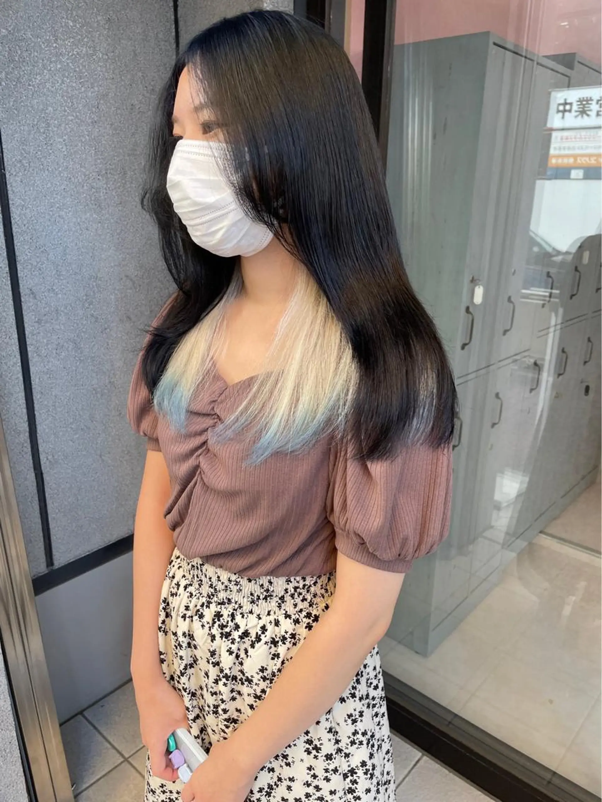 ロング カラー ヘアアレンジ メンズ ヘアカラー トリートメント ヘアセット ダブルカラー特化💍 tiam💍韓国ヘアのヘアスタイル