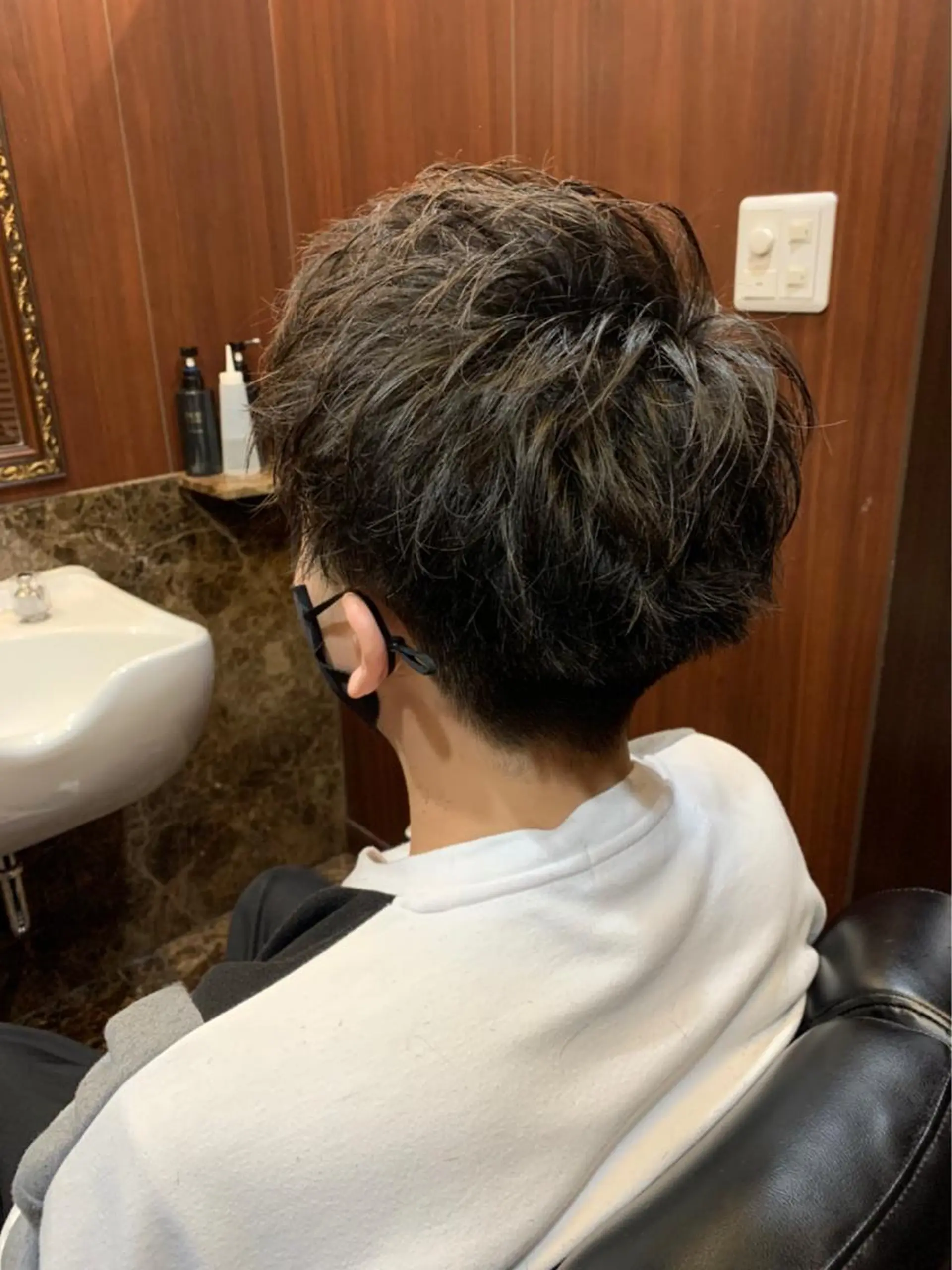 ショート メンズ 羽木 隆徒のヘアスタイル