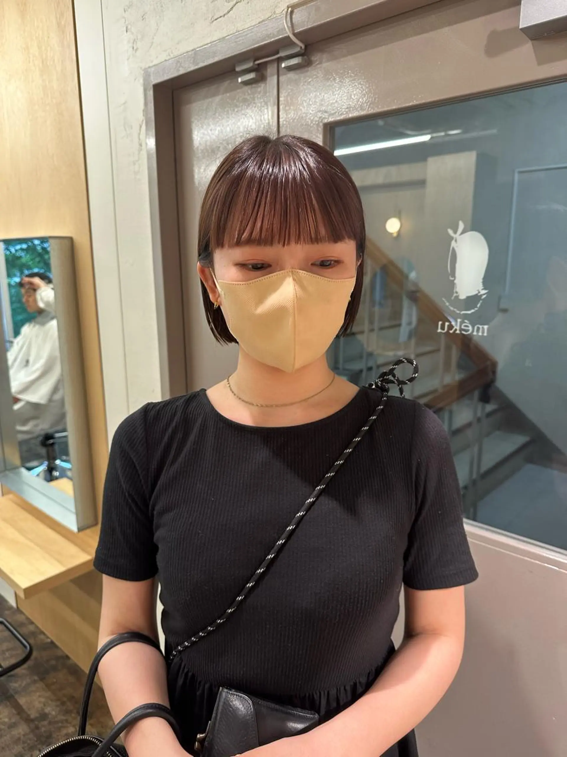 ショート ワイドバング カット ヘアカラー yupi🐈‍⬛ レイヤー/パーマのヘアスタイル