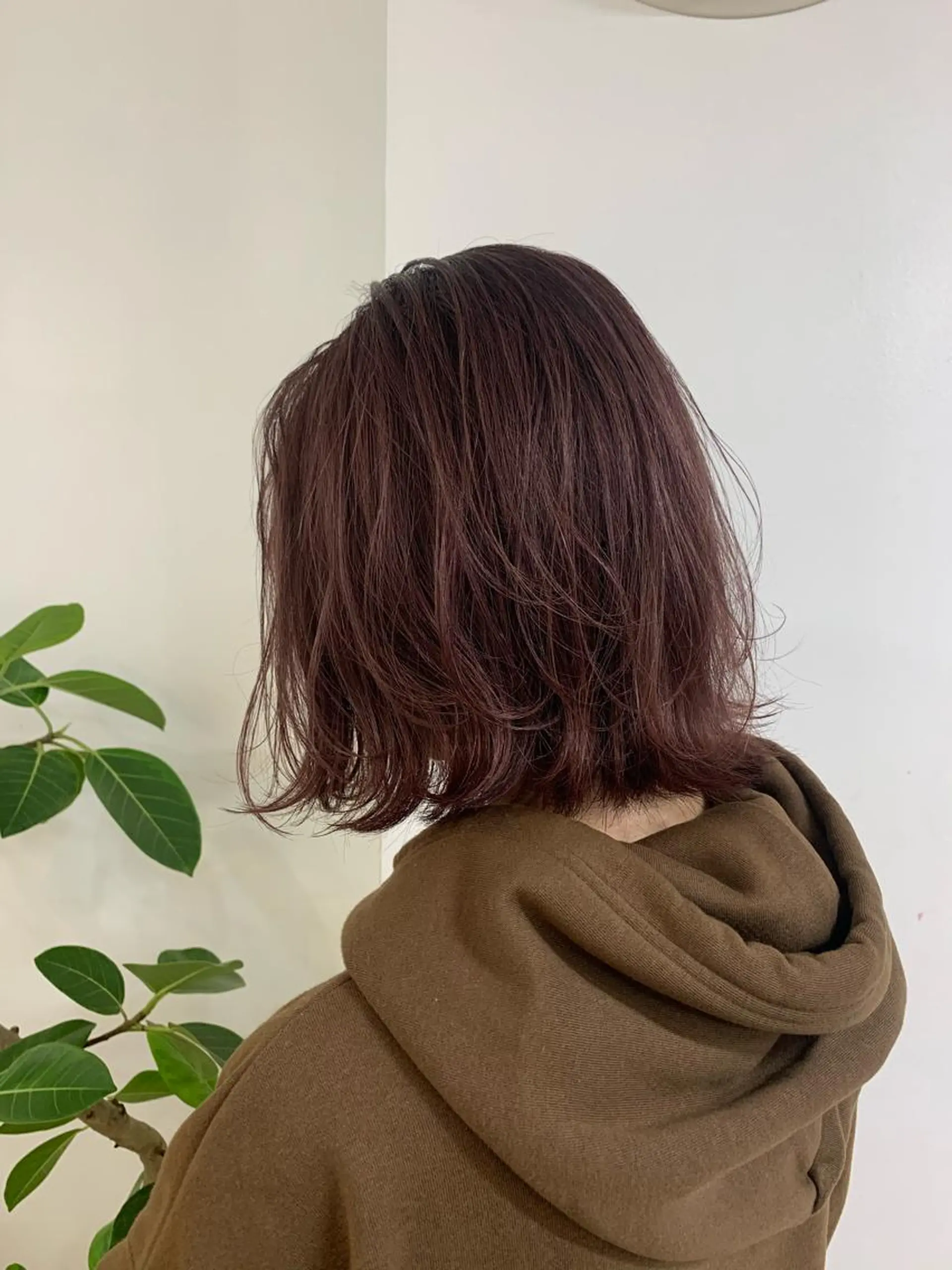 ミディアム カラー ブラウンカラー ピンクカラー ピンクブラウン ヘアカラー トリートメント fit /HONOKAのヘアスタイル