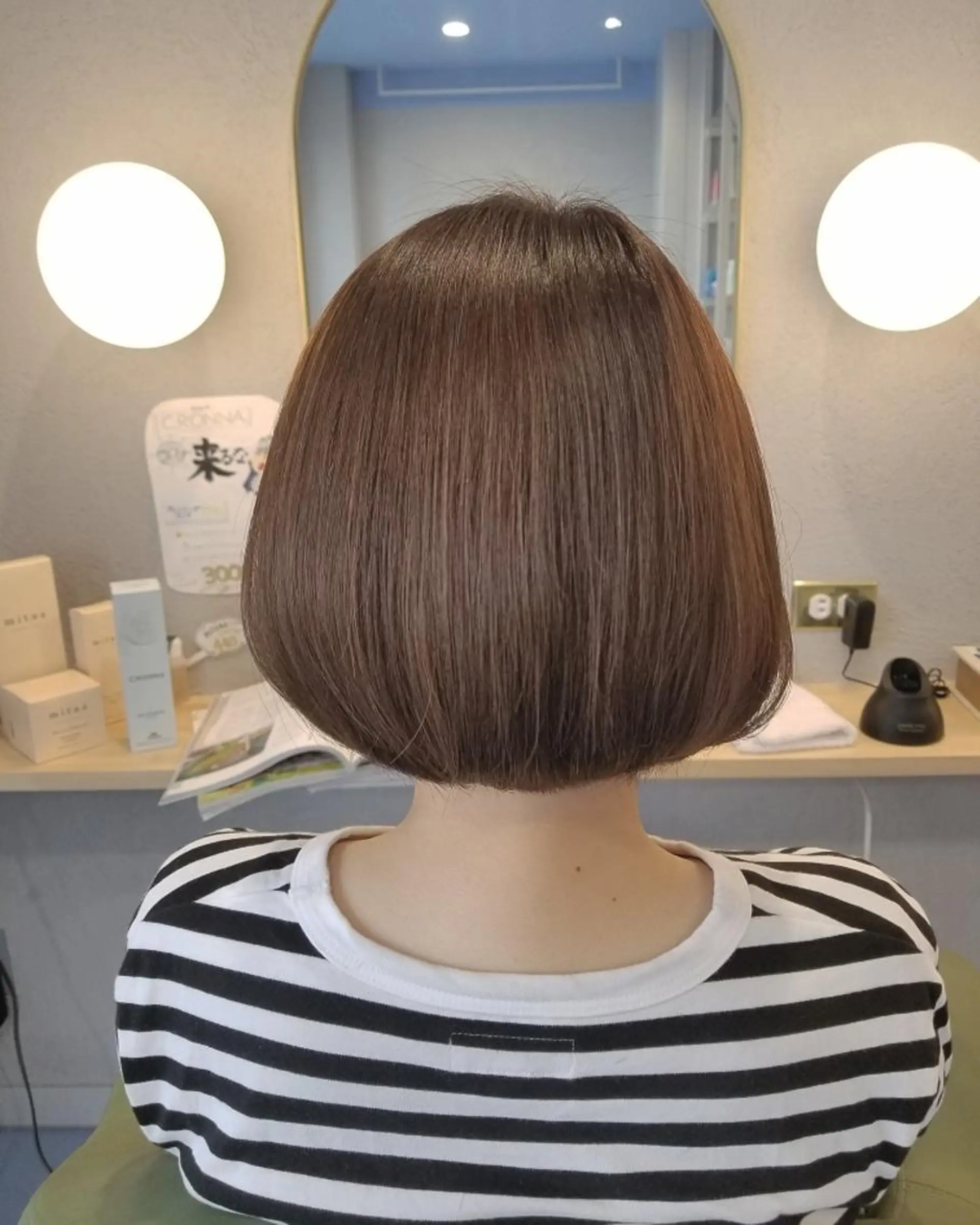 ミディアム ボブ トリートメント           akaneのヘアスタイル