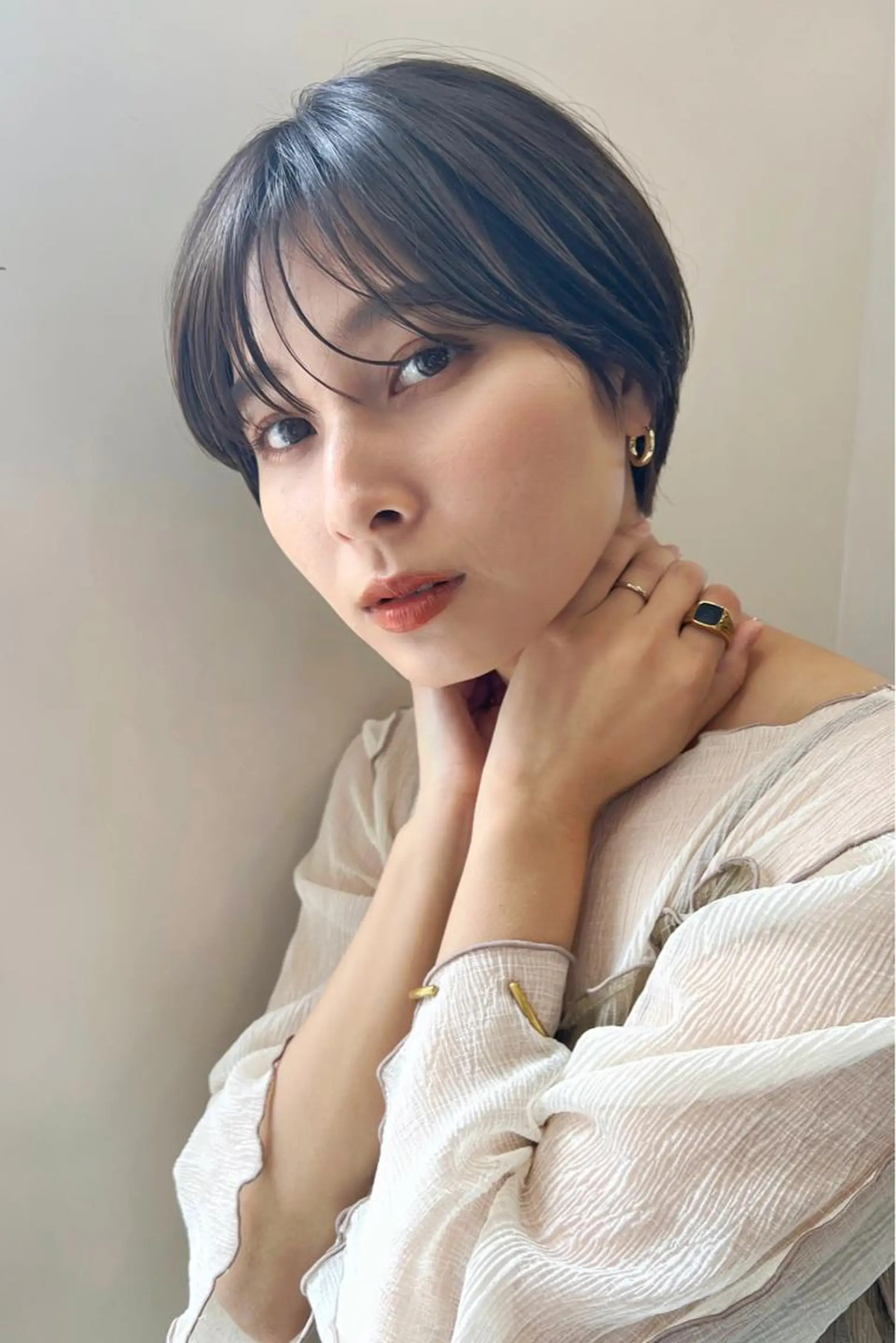 ショート ✨ミニモ指名奈良1位 ✨濱崎のヘアスタイル