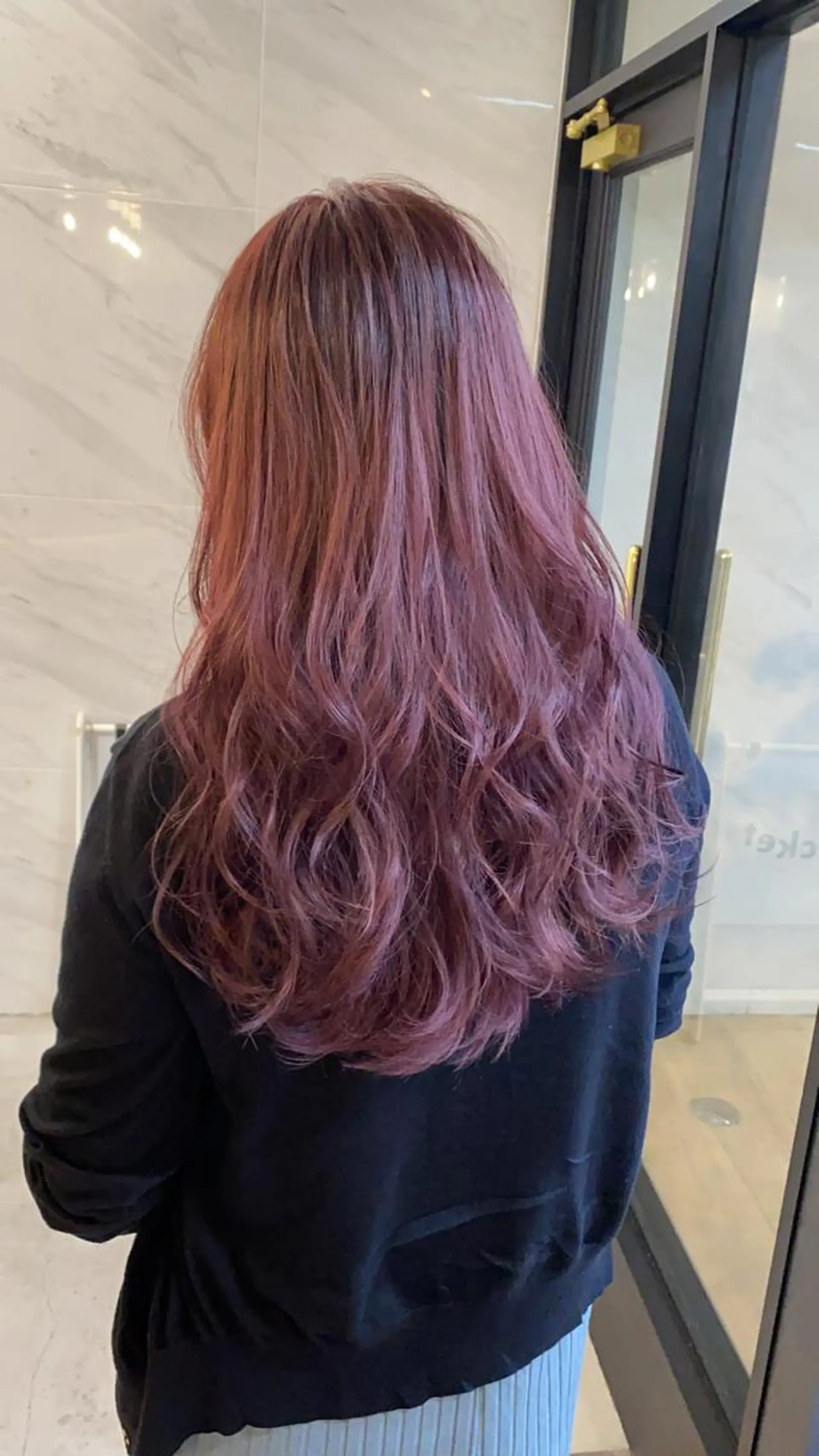 ロング カラー バレイヤージュ レイヤーカット カット ヘアカラー 🎗大槻 武士🎗のヘアスタイル