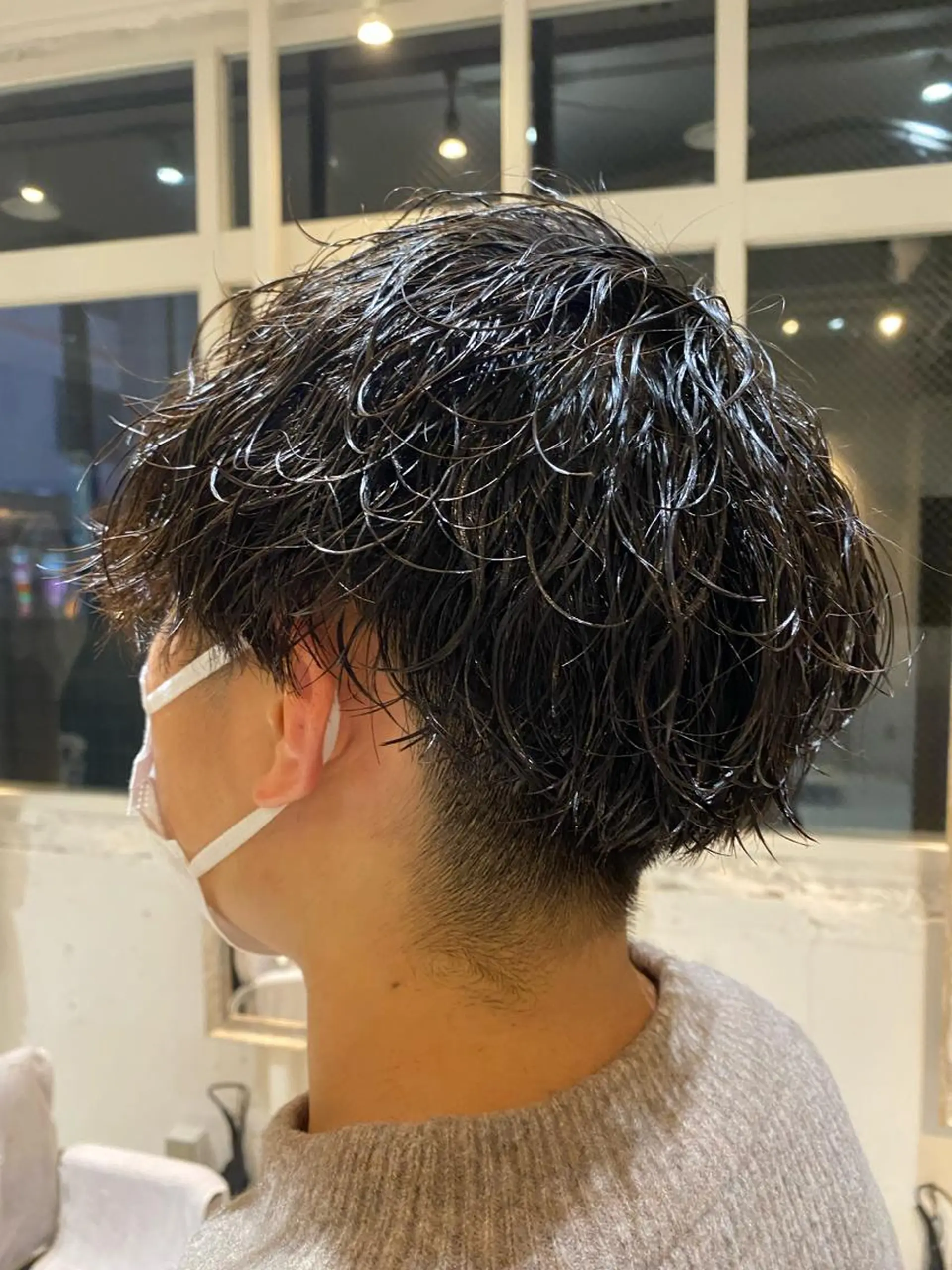 ミディアム ミディアムパーマ カット パーマ バレイヤージュ職人 🔥代表YU-SHIのヘアスタイル
