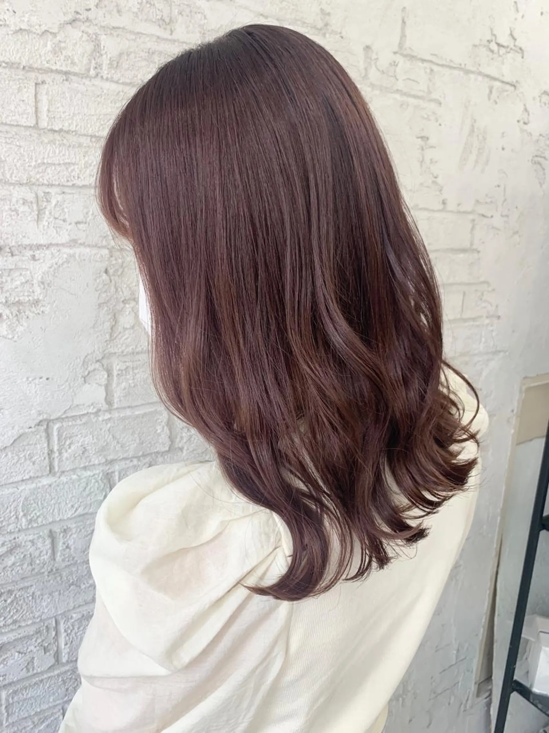 セミロング カラー ヘアカラー トリートメント エクステ＆艶カラー 🎀YURINA🎀のヘアスタイル