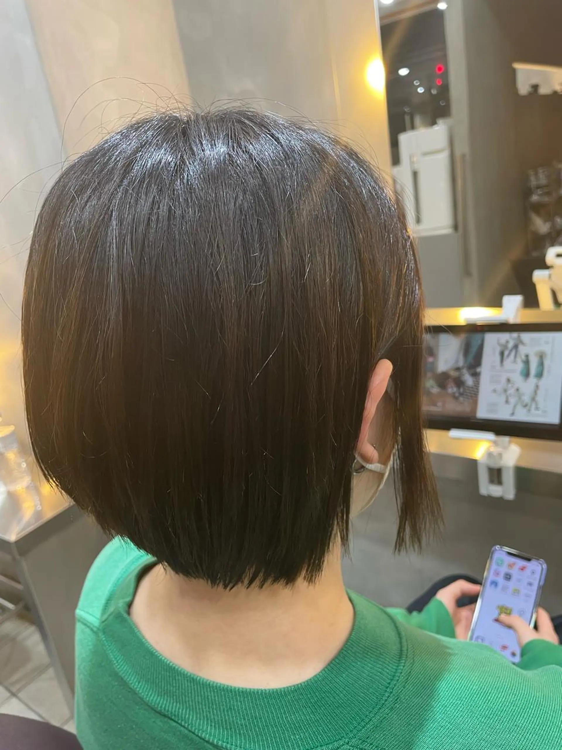 ショート ショートボブ ボブ ショートヘア 岡田 駿也のヘアスタイル