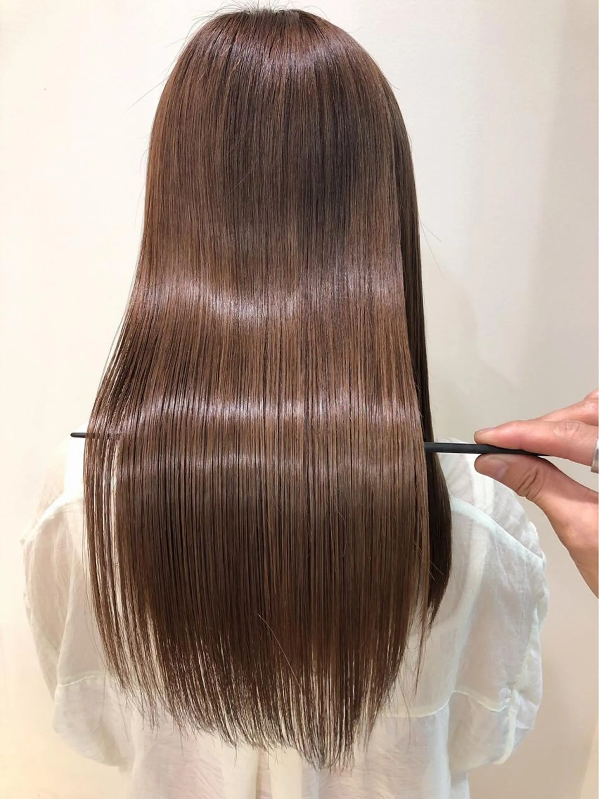 ロング 髪質改善 縮毛矯正 トリートメント 酸熱トリートメント コテ巻き風パーマ/ 髪質改善/河島恭平のヘアスタイル