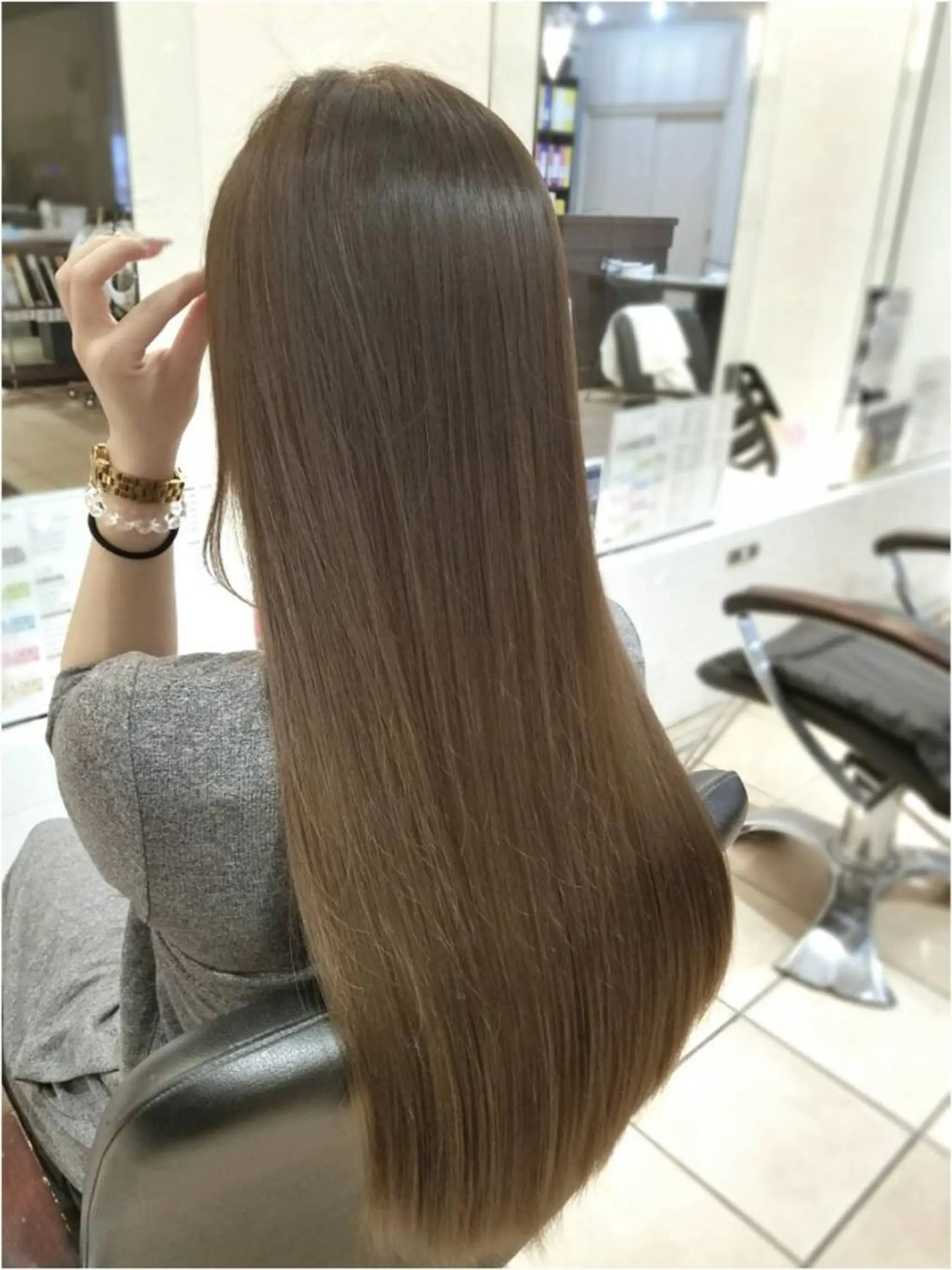 ロング カラー 髪質改善/ 梅田中崎町/宮里のヘアスタイル