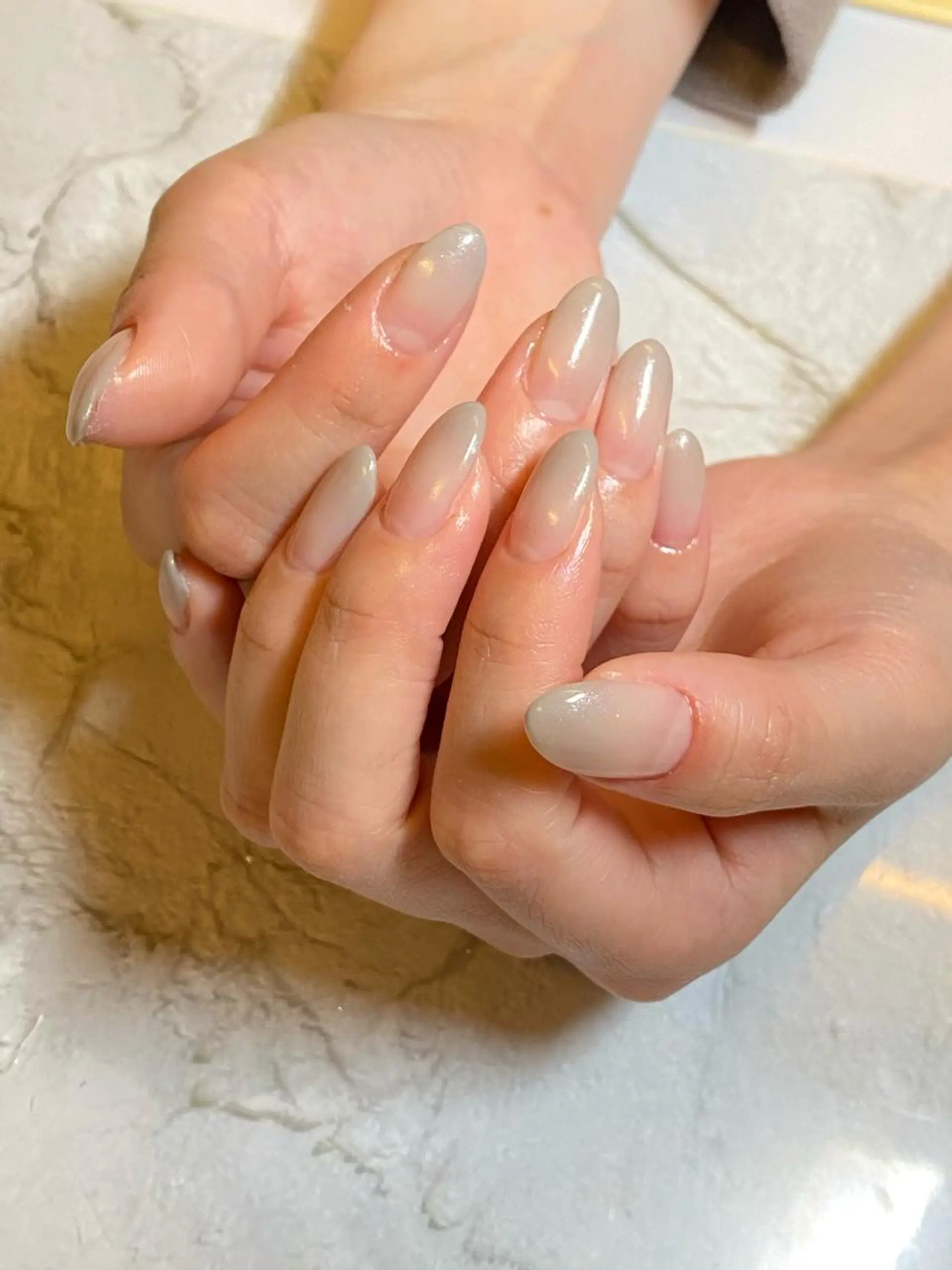 ネイル ジェルネイル グラデーション ワンカラーネイル パラジェル シンプルネイル ハンドネイル M nail はやまうららのネイルデザイン