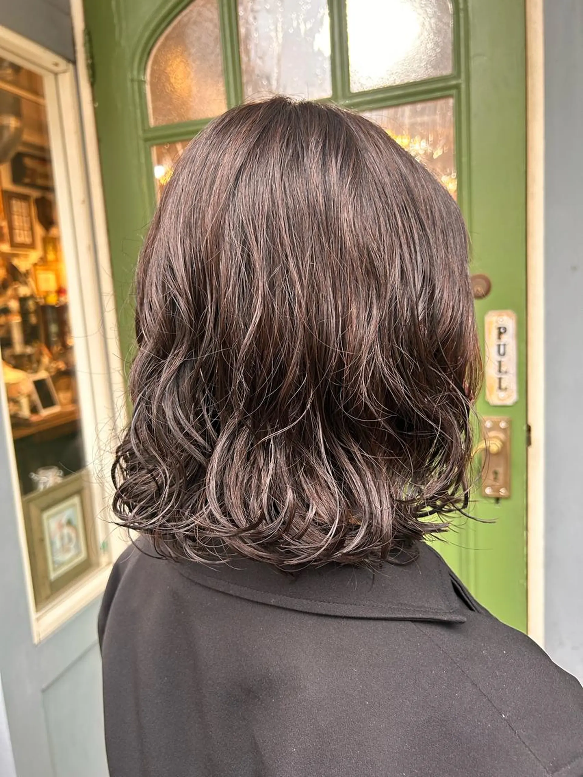 ショート パーマ カット パーマ トリートメント 清水千優/パーマ/ メンズパーマのヘアスタイル