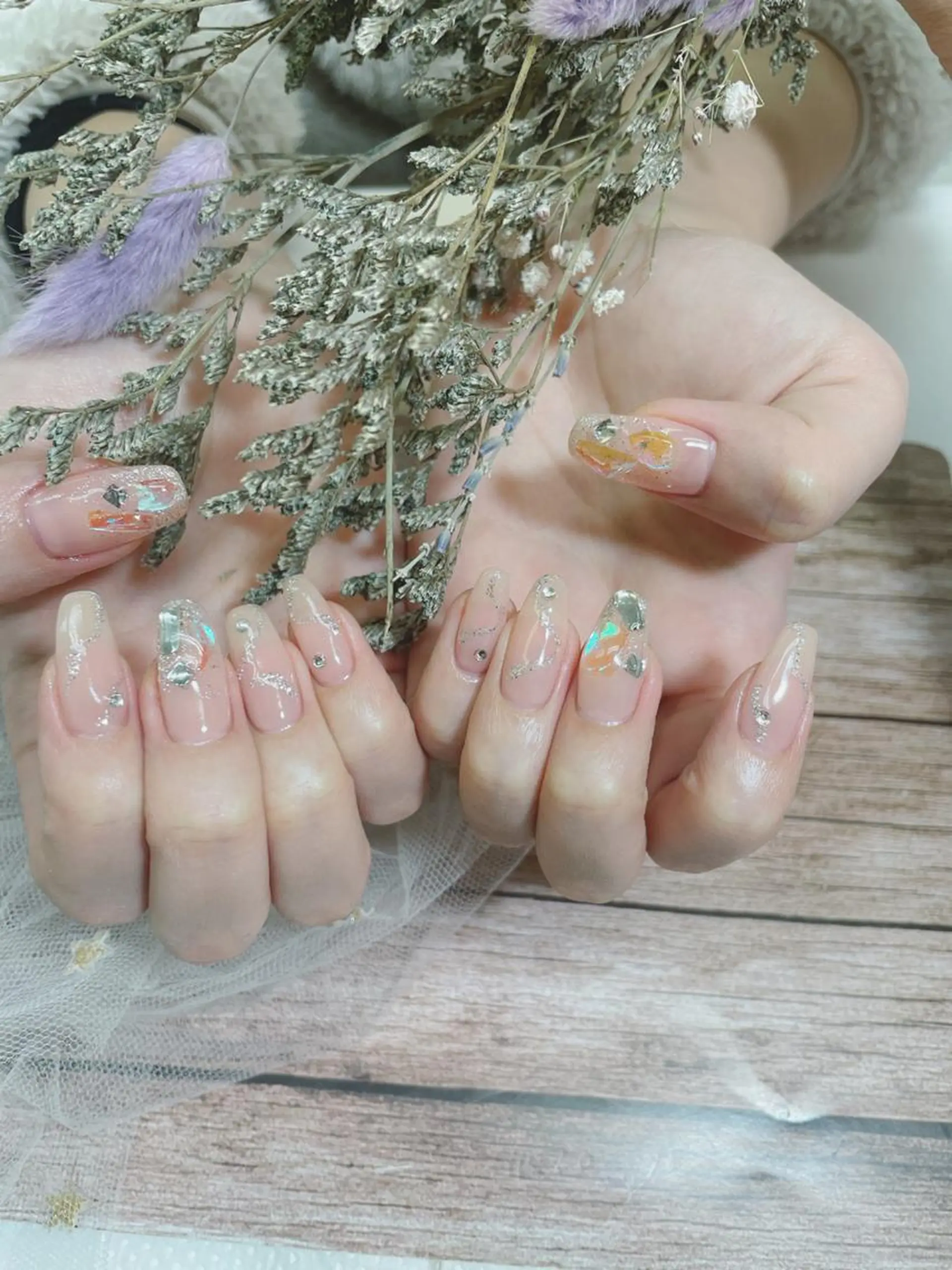 ネイル 🦋ネイルサロン ブラン🌈ゆりのネイルデザイン