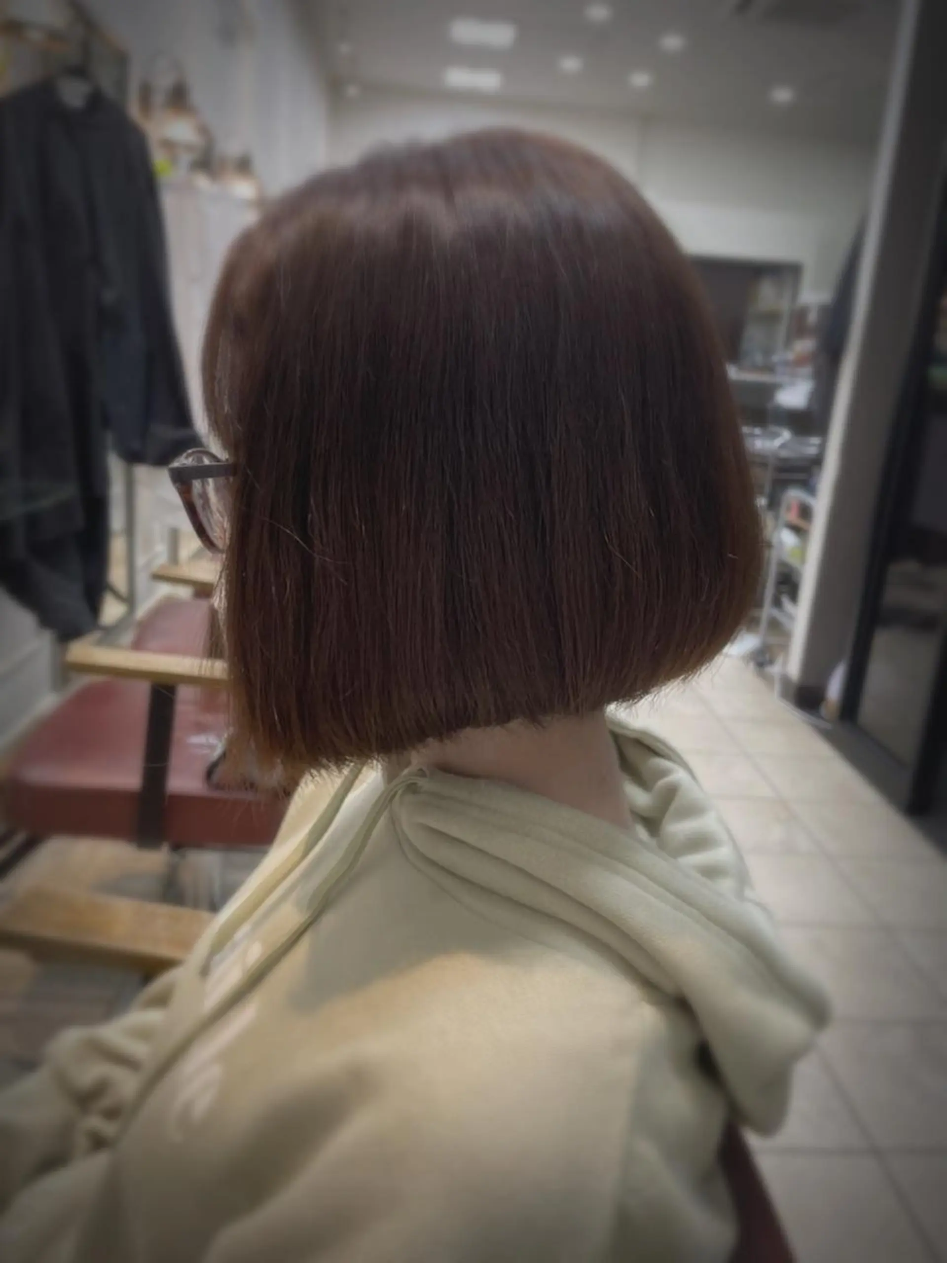 ミディアム カラー ボブ 🌼褒められヘア🌼 💐伊藤璃亜💐のヘアスタイル